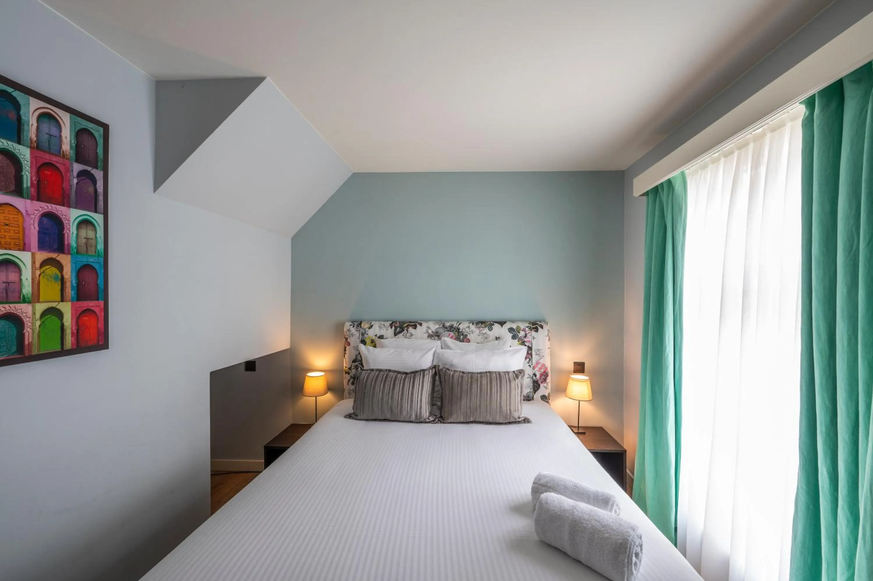 Bed in Hotel Onderbergen