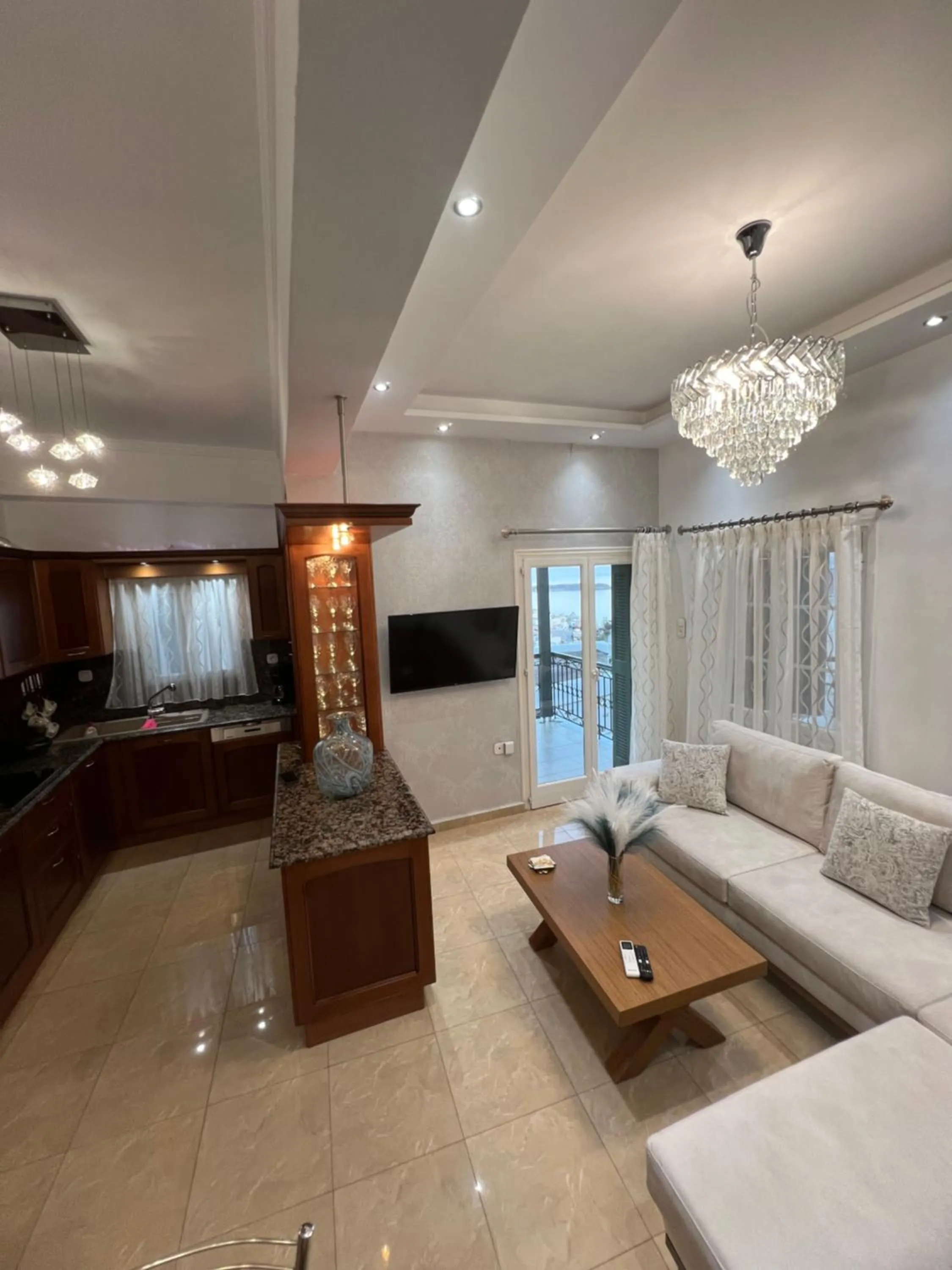 Living room in Akadia Syros