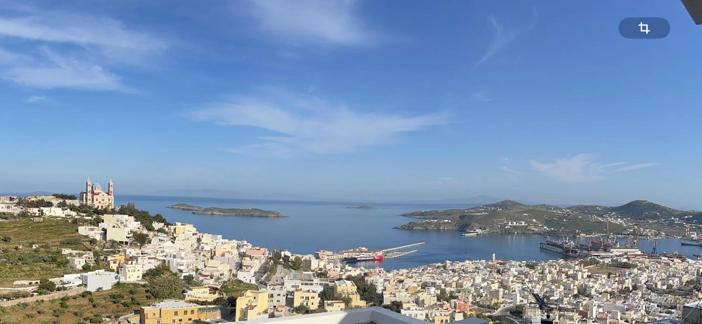 Sea view in Akadia Syros