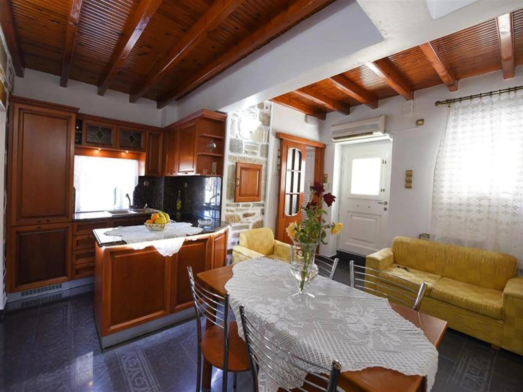 Living room in Akadia Syros