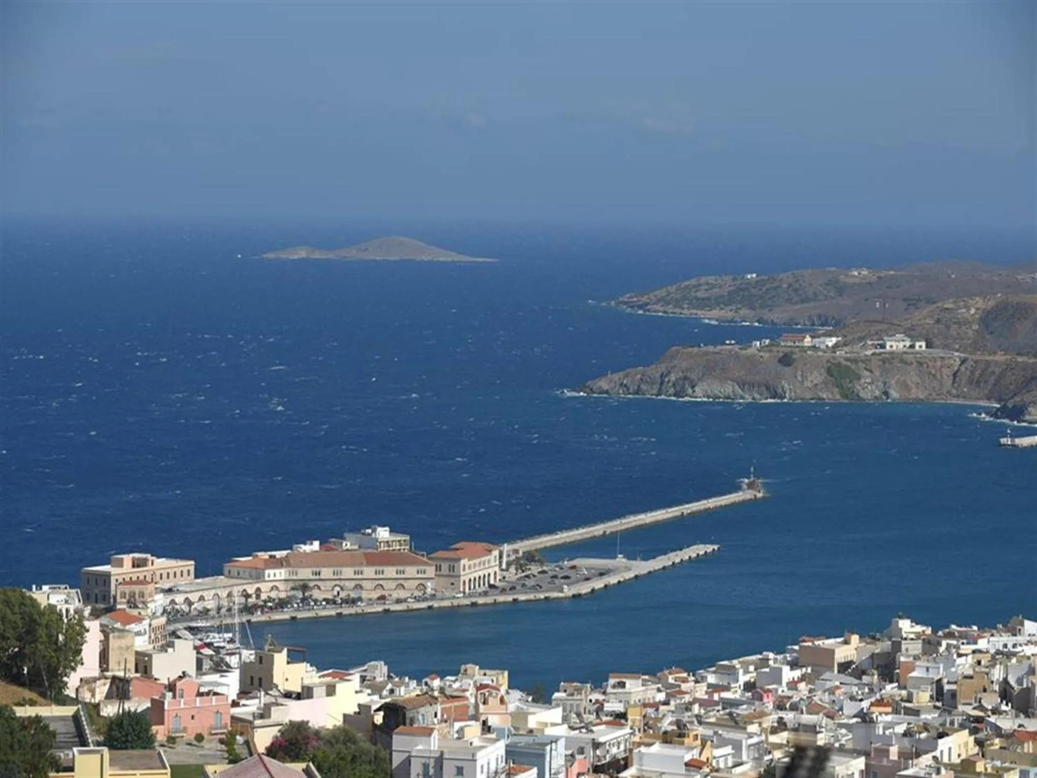 City view in Akadia Syros
