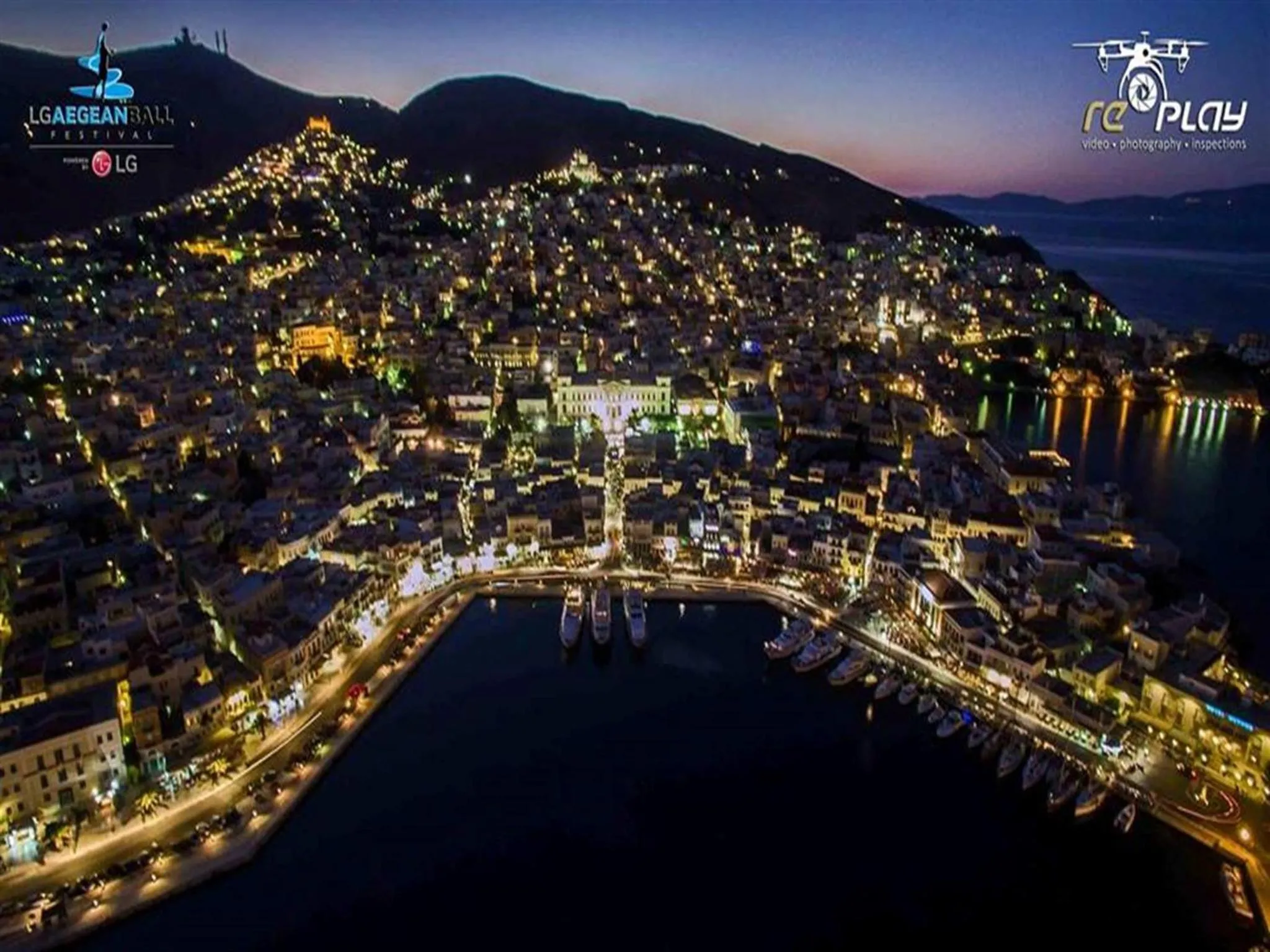 Bird's eye view in Akadia Syros