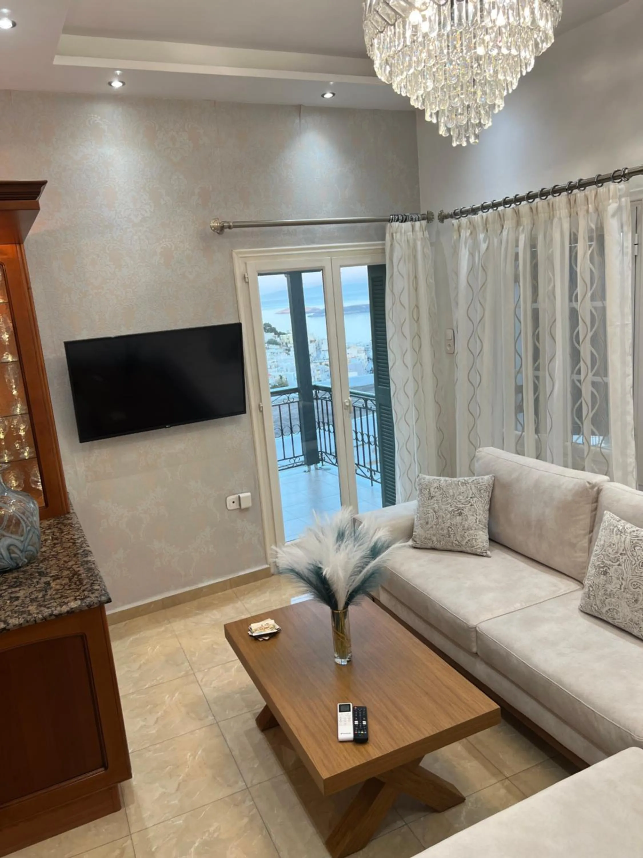 Living room in Akadia Syros