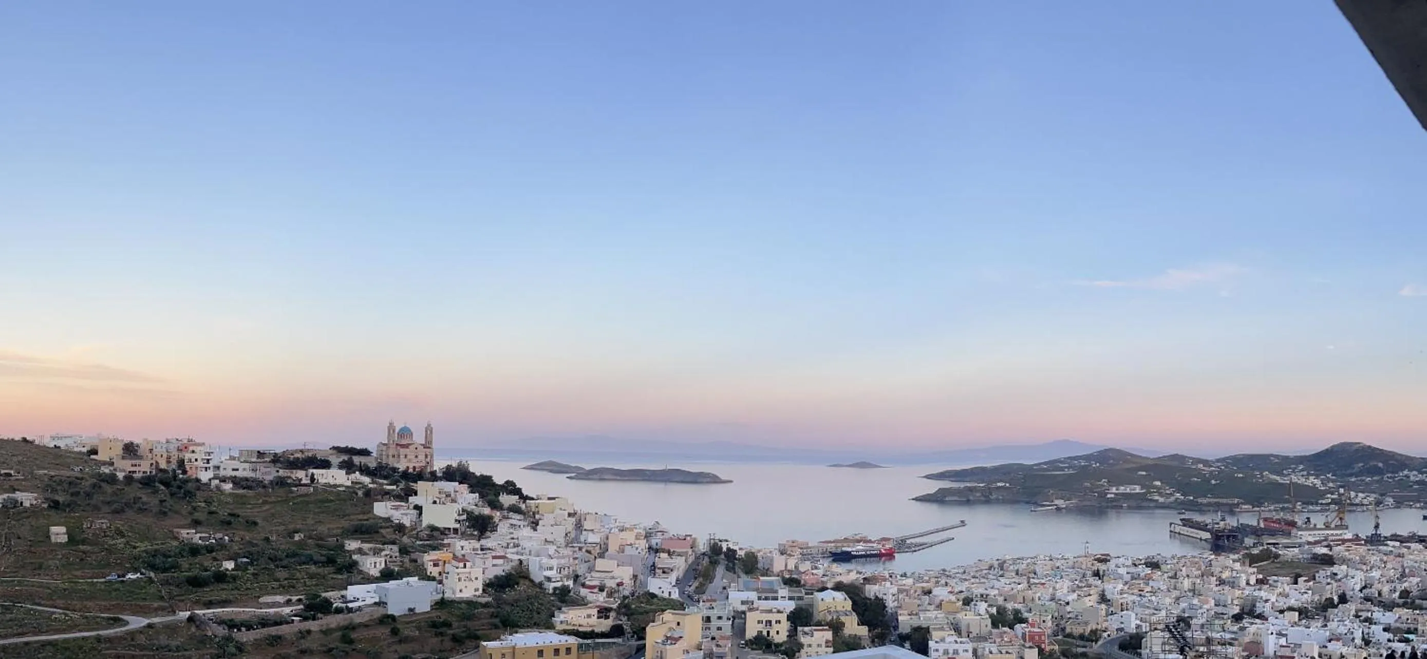 Sea view in Akadia Syros