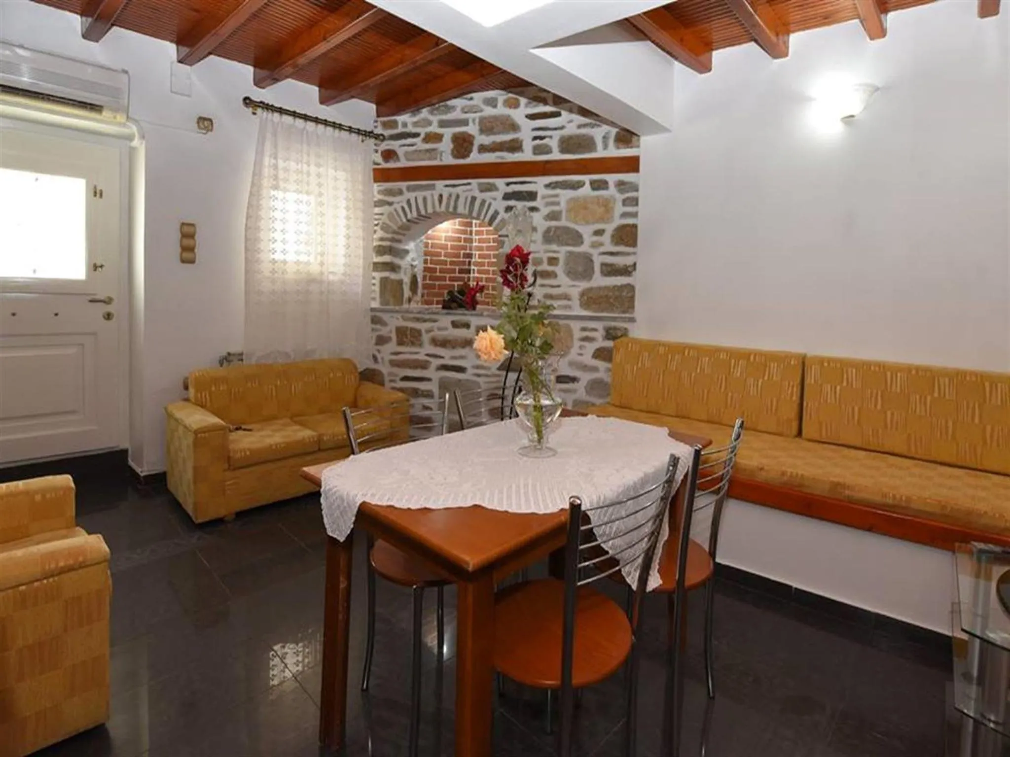 Seating area in Akadia Syros