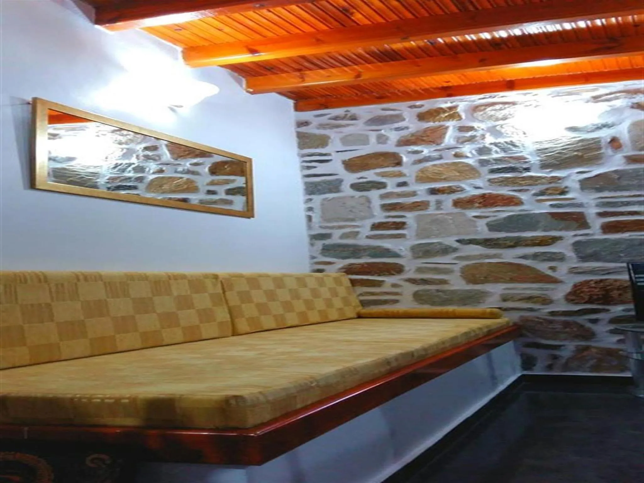 Seating area in Akadia Syros