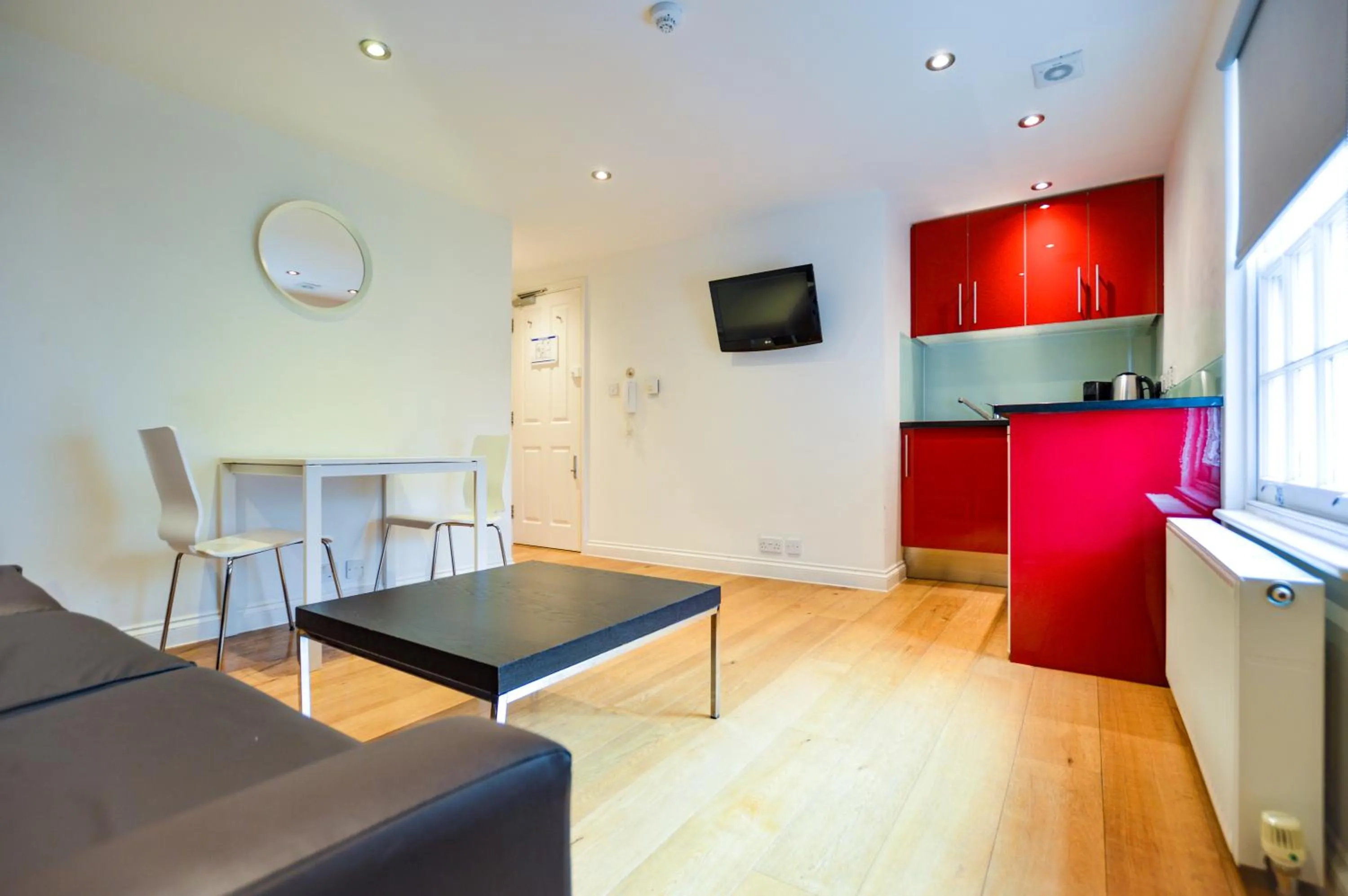 Kitchen or kitchenette in Paddington Green Serviced Apartments by Concept Apartments