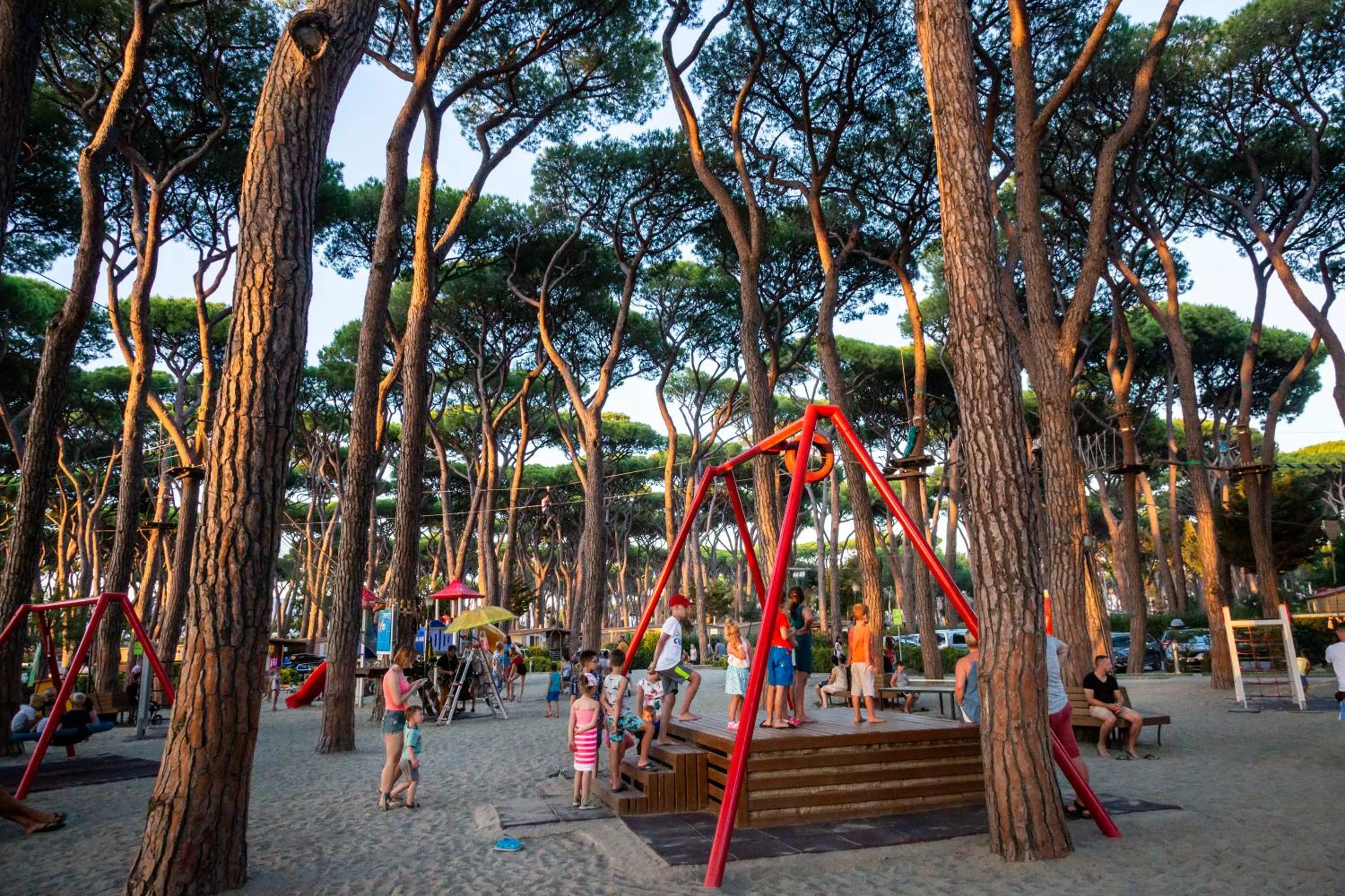 Children play ground in hu Park Albatros village