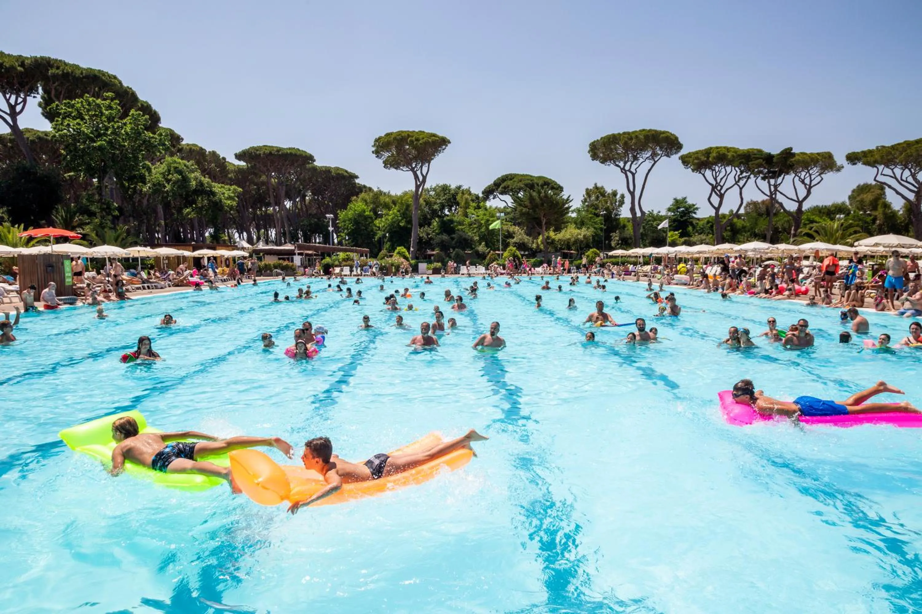 Swimming pool in hu Park Albatros village