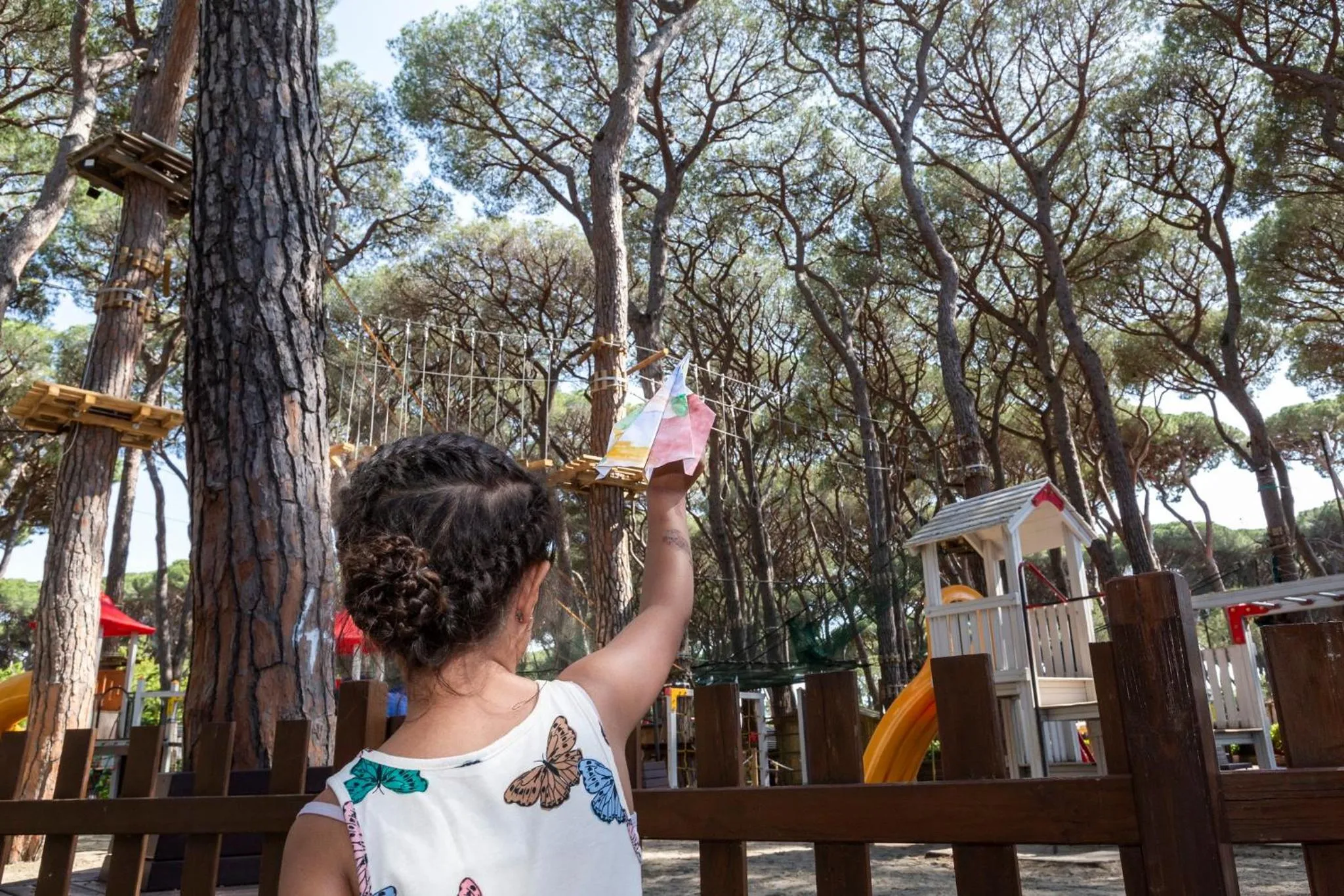 Children play ground in hu Park Albatros village