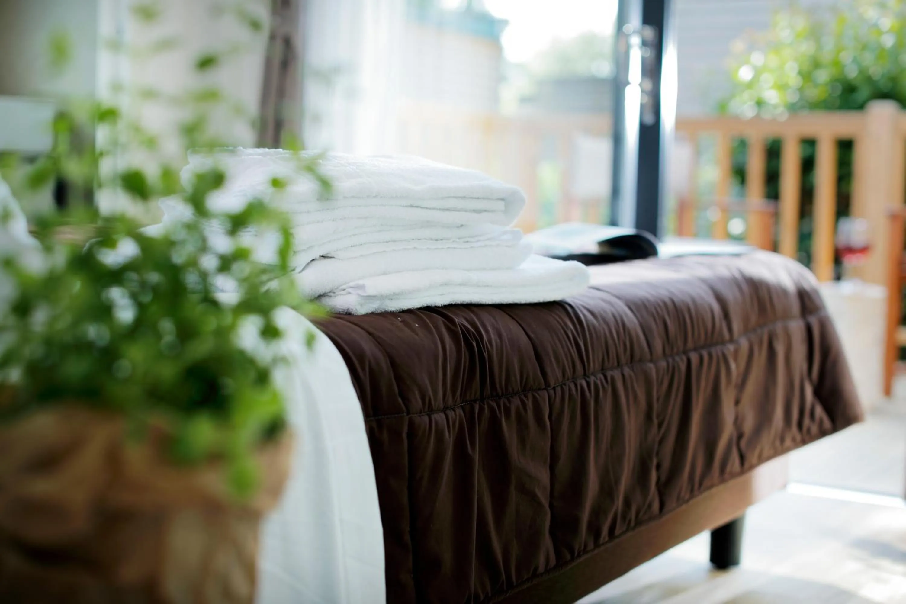 Bedroom, Bed in hu Park Albatros village