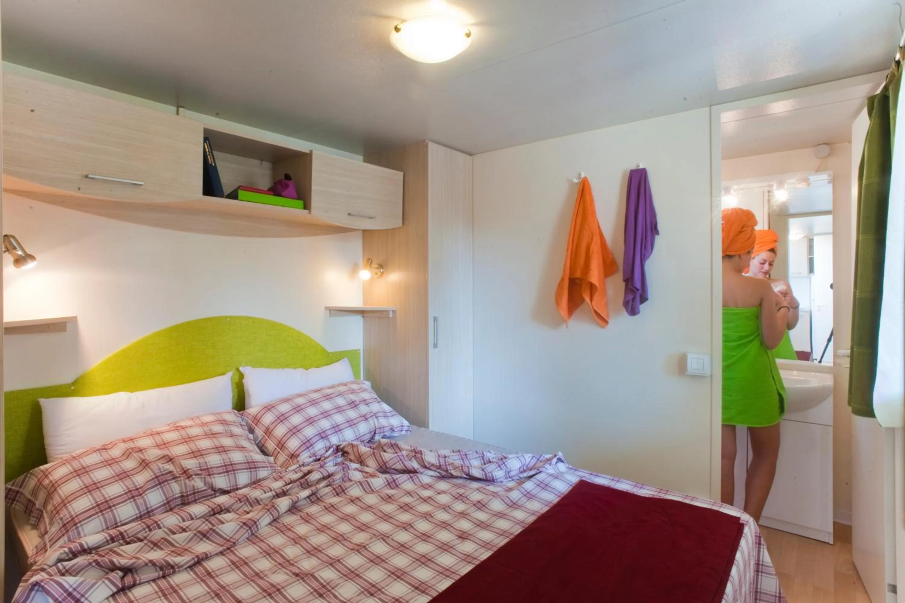 Bathroom, Bed in hu Park Albatros village