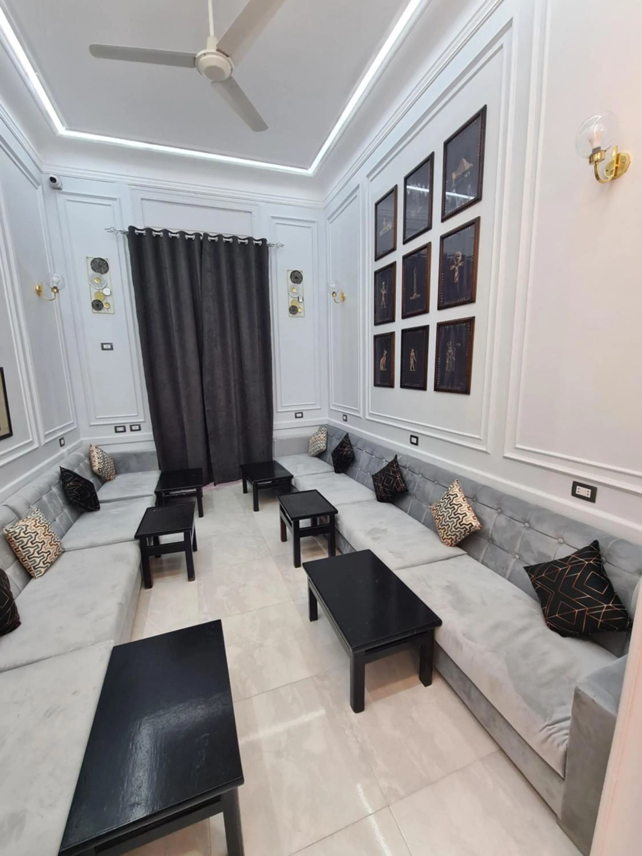 Seating area in The Australian Hostel