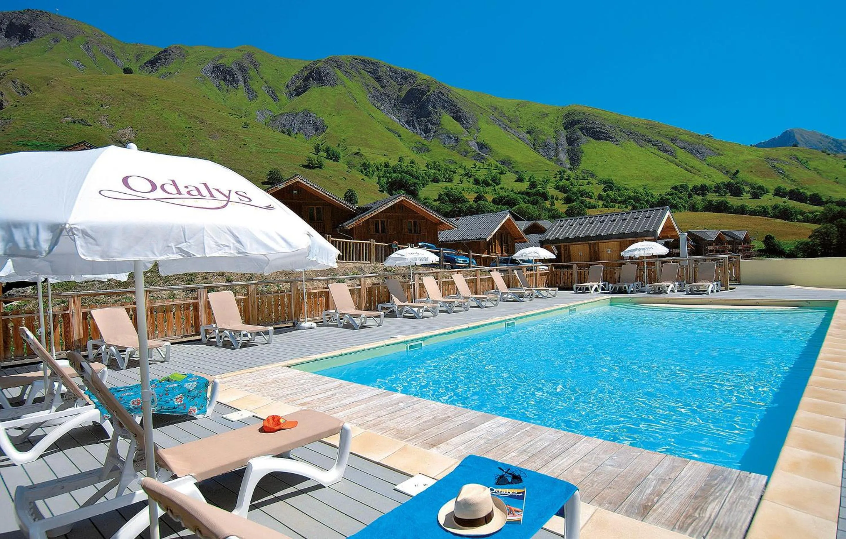 Swimming pool in Résidence Odalys Les Chalets de l'Arvan II