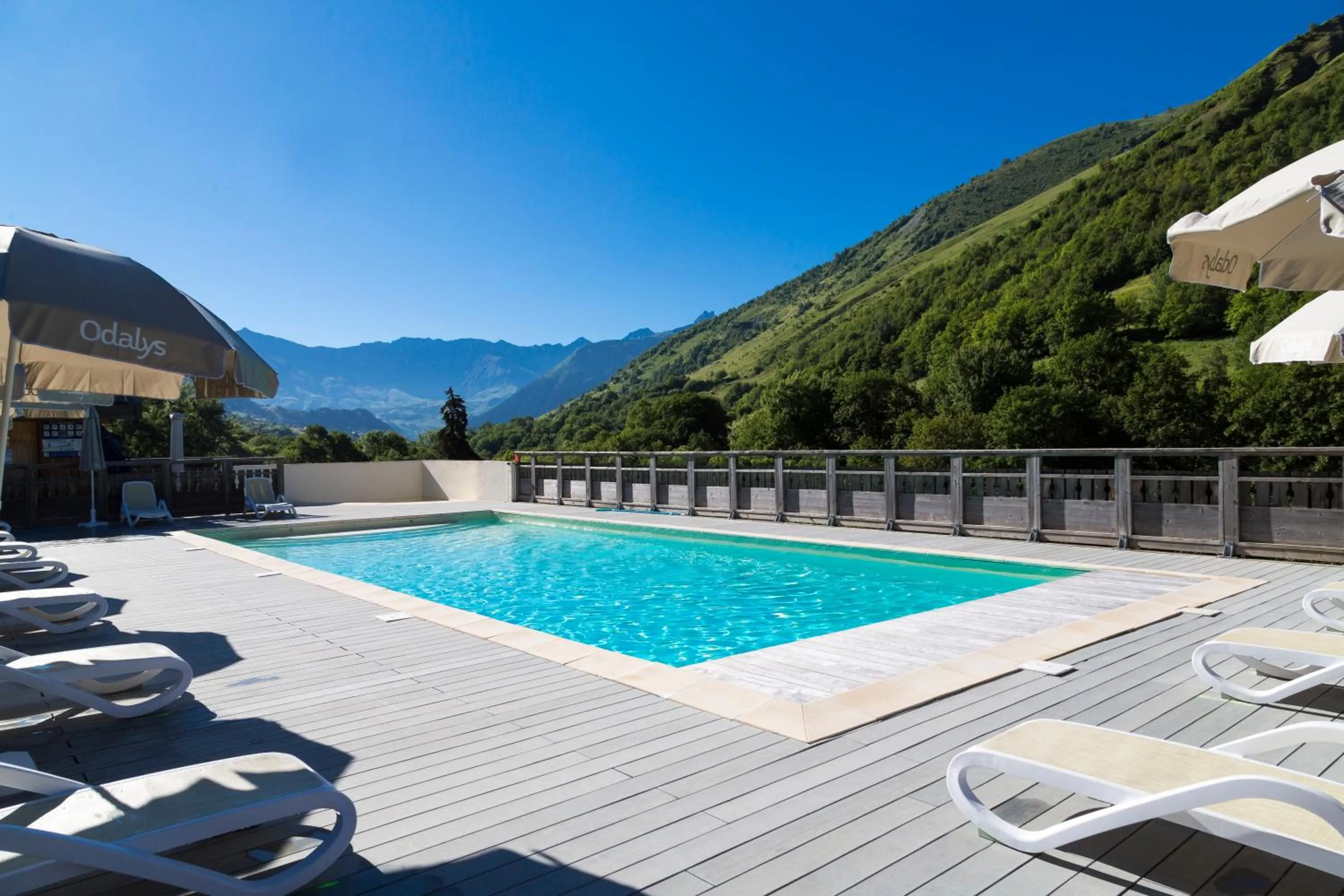 Swimming pool in Résidence Odalys Les Chalets de l'Arvan II