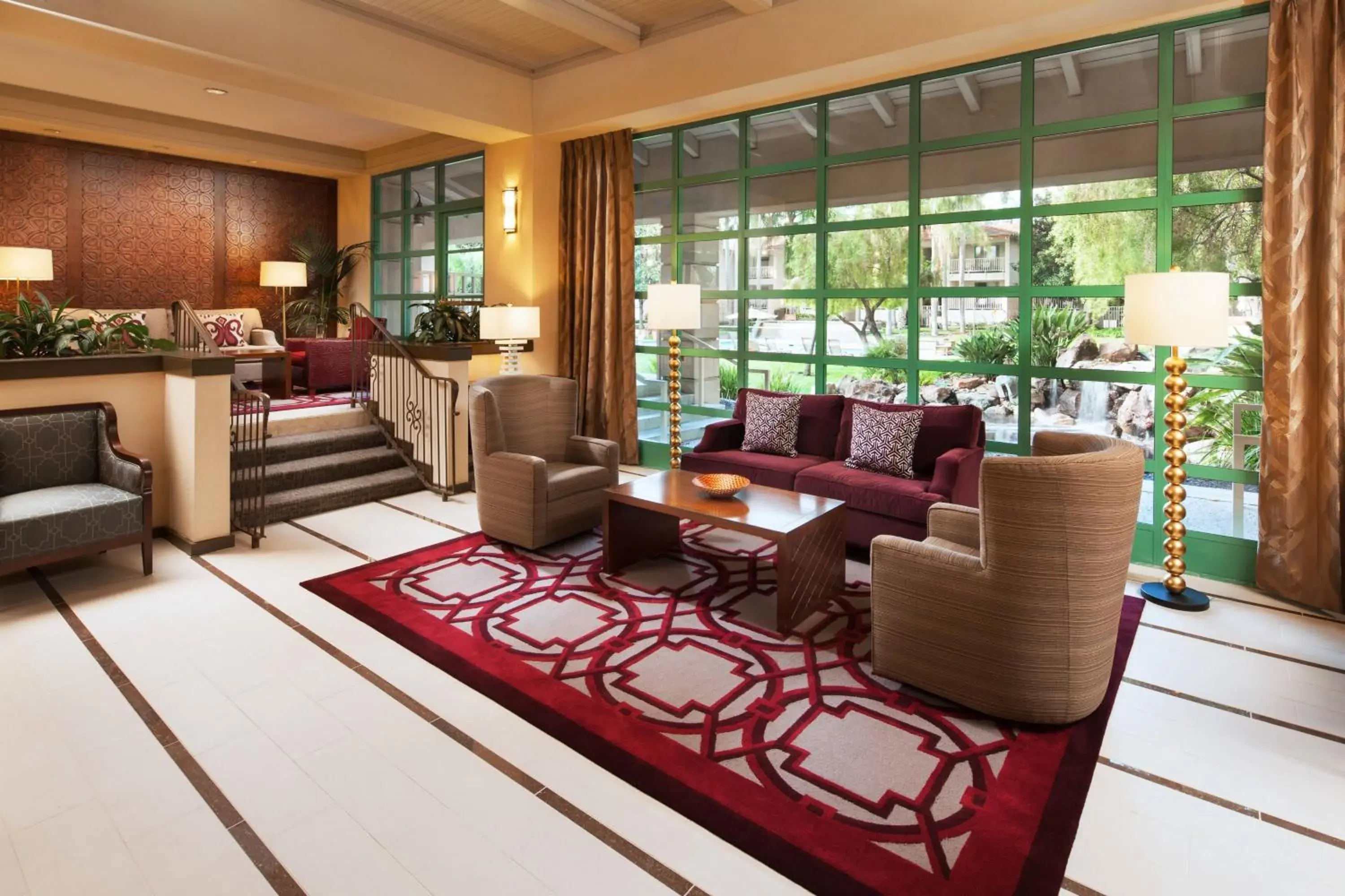 Lobby or reception in Sheraton San Jose Lobby or reception in Sheraton San Jose