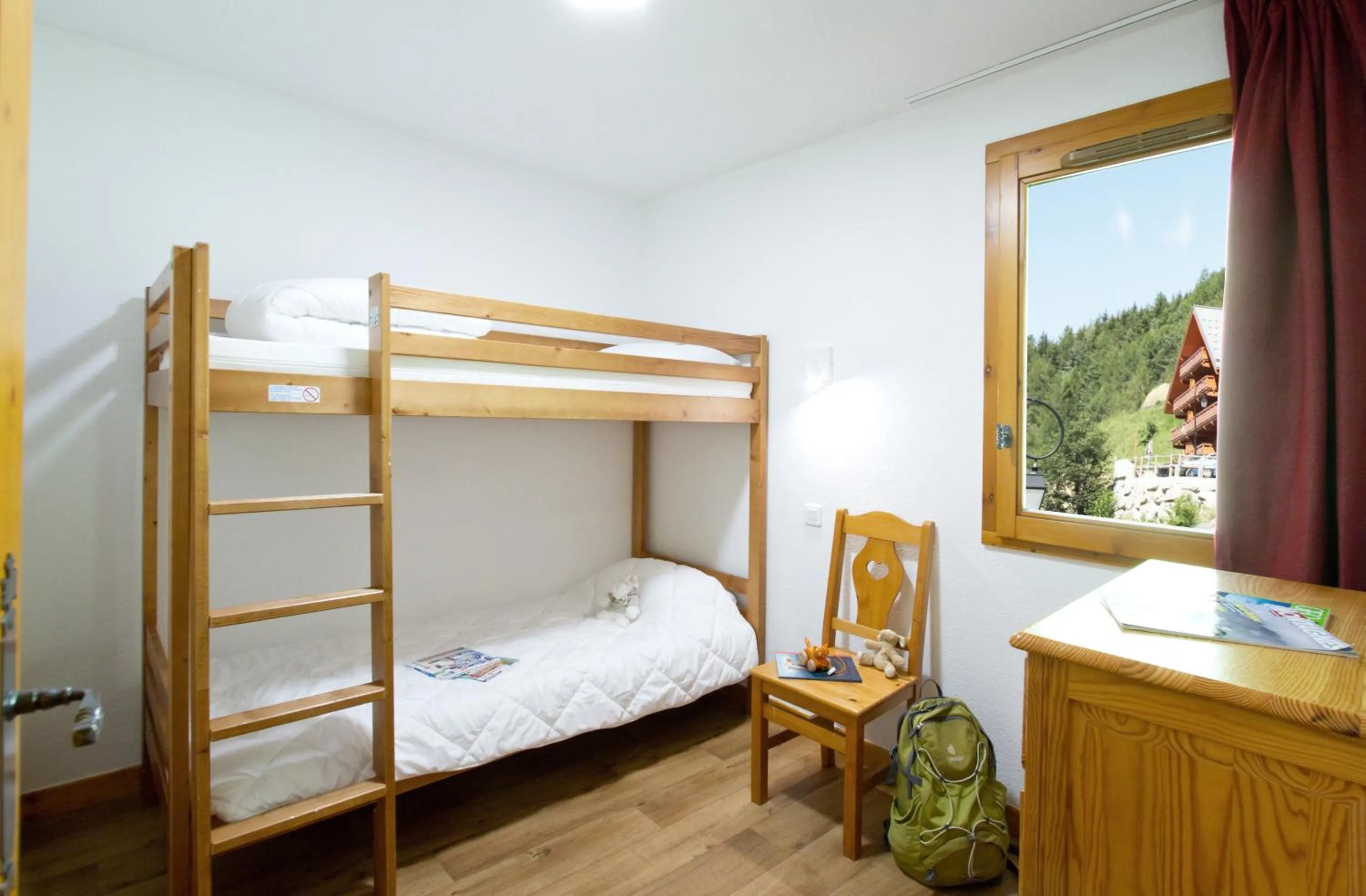 bunk bed, Bed in Résidence Odalys Le Hameau et les Chalets de la Vallée d'Or