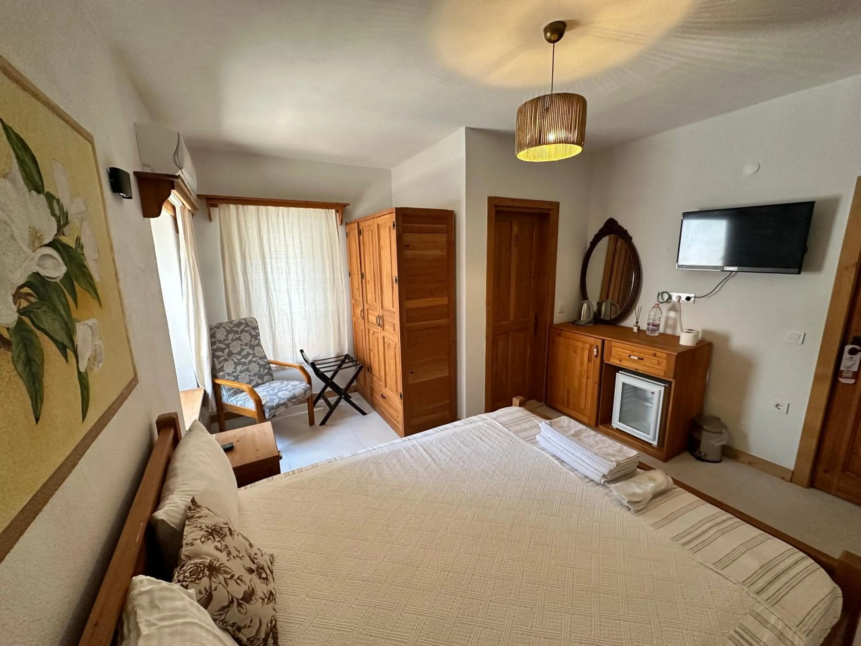 Bed in Eski Datça Otel