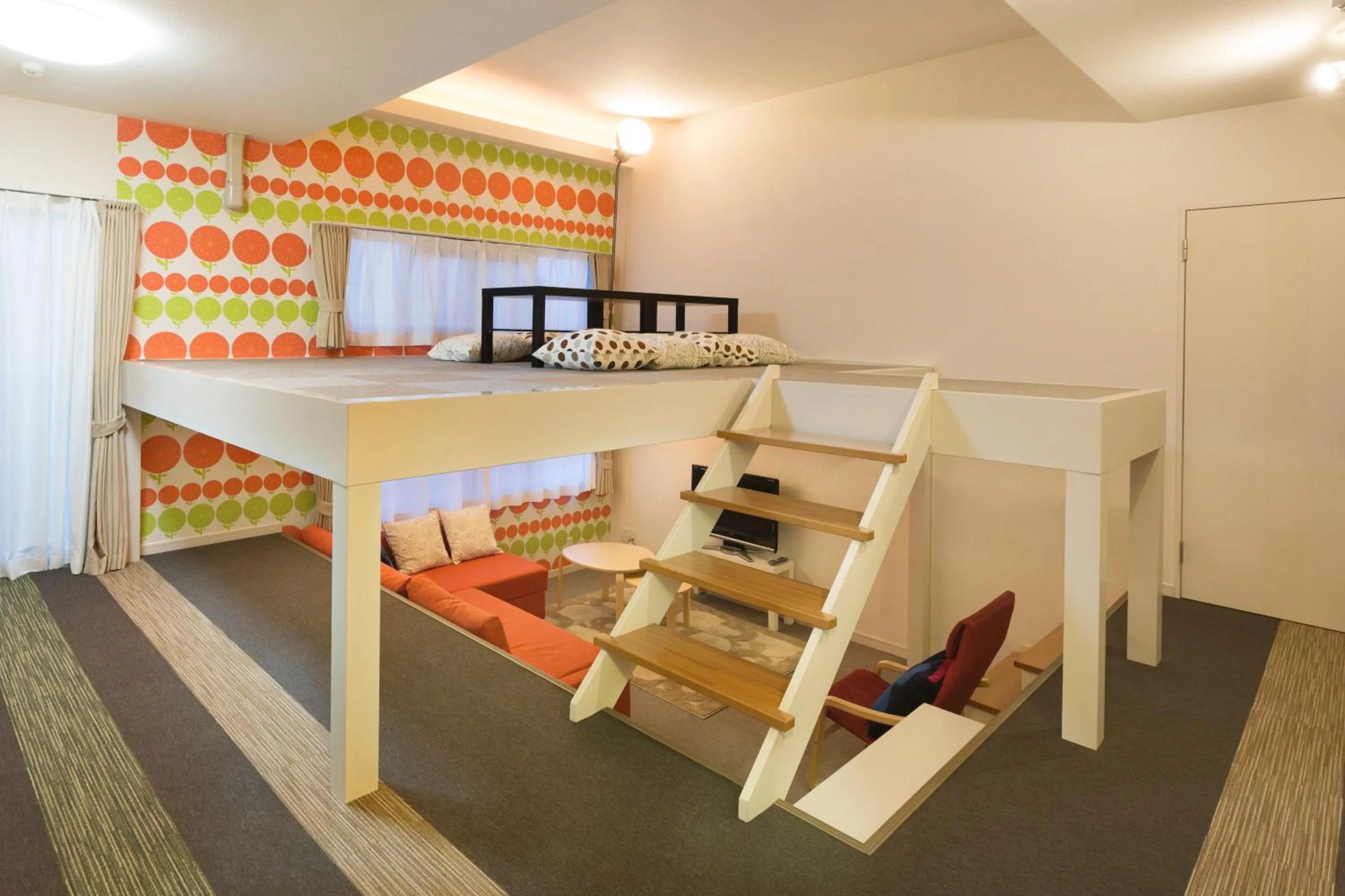 Living room, Bed in The Metropolitan