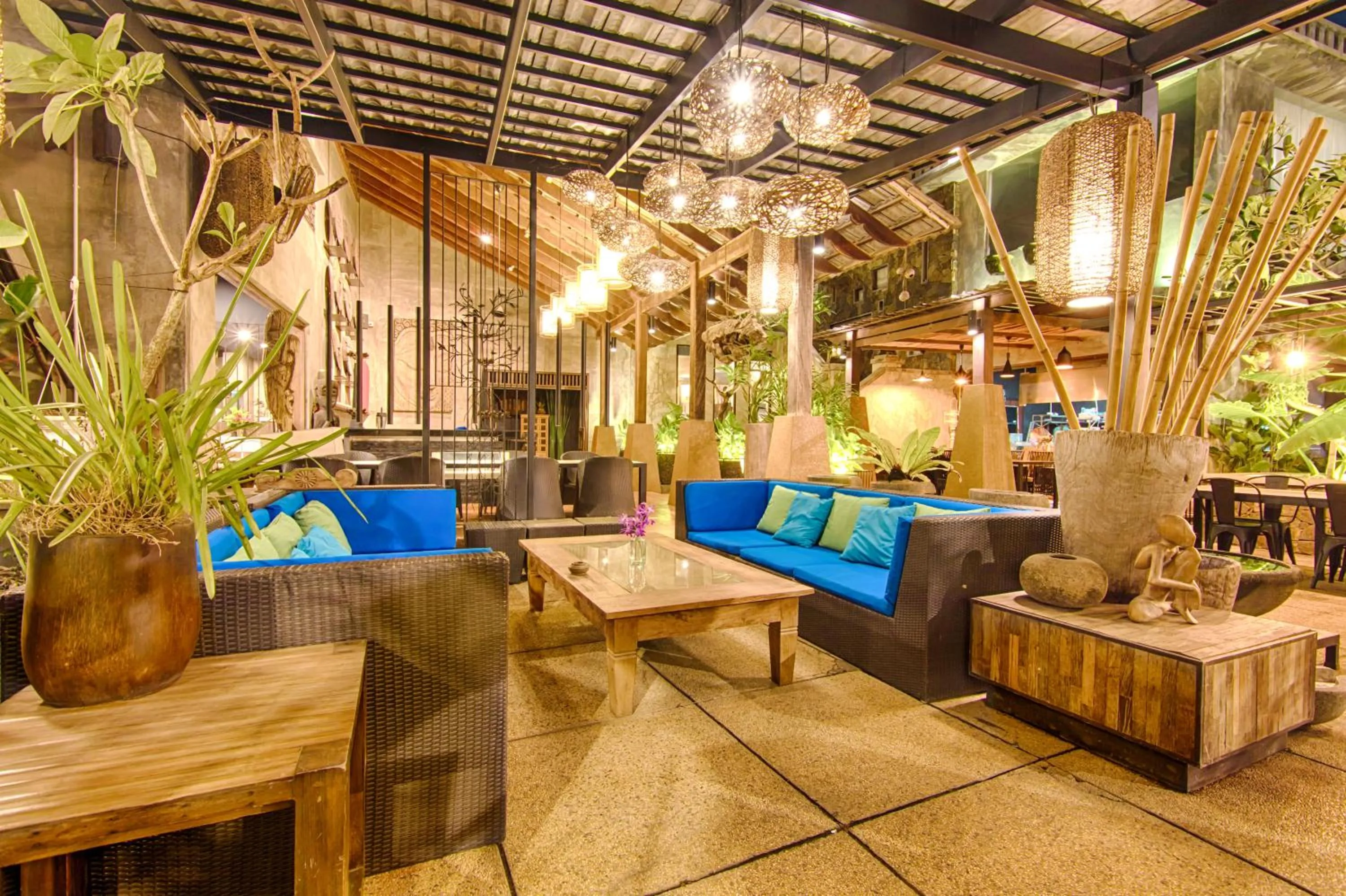 Seating area in Lot 33 Boutique Hotel