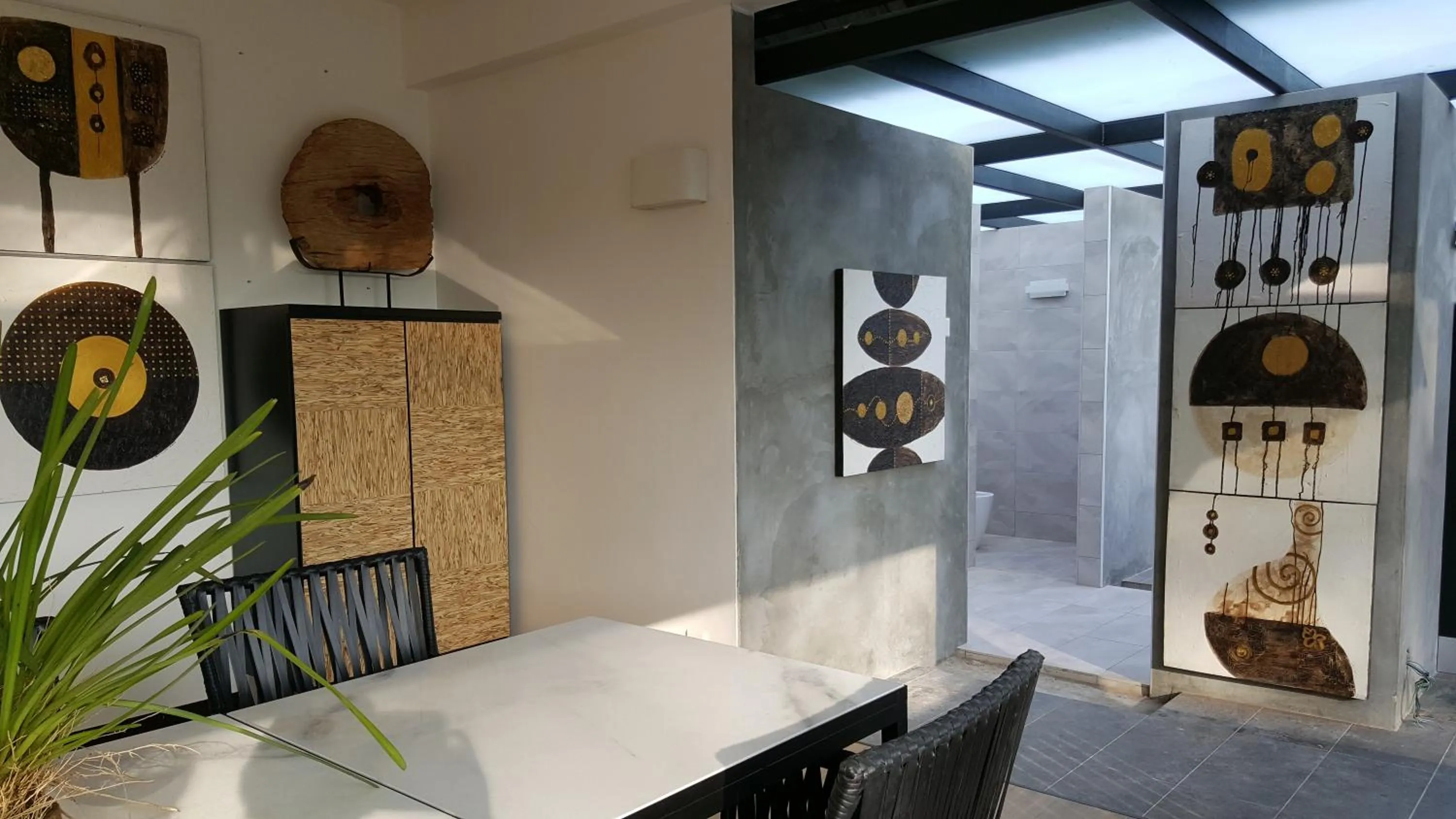 Decorative detail in Lot 33 Boutique Hotel