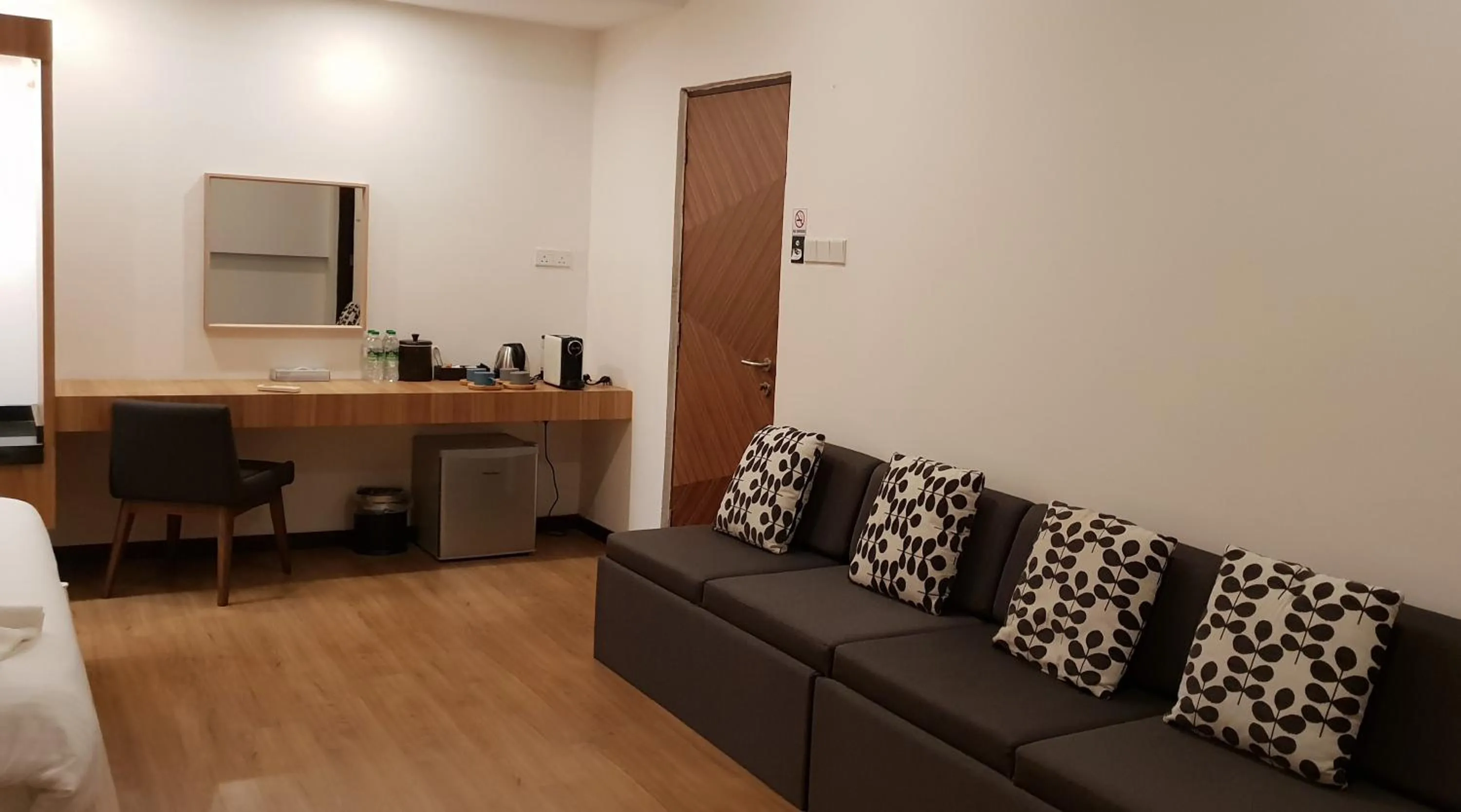 Seating area in Lot 33 Boutique Hotel