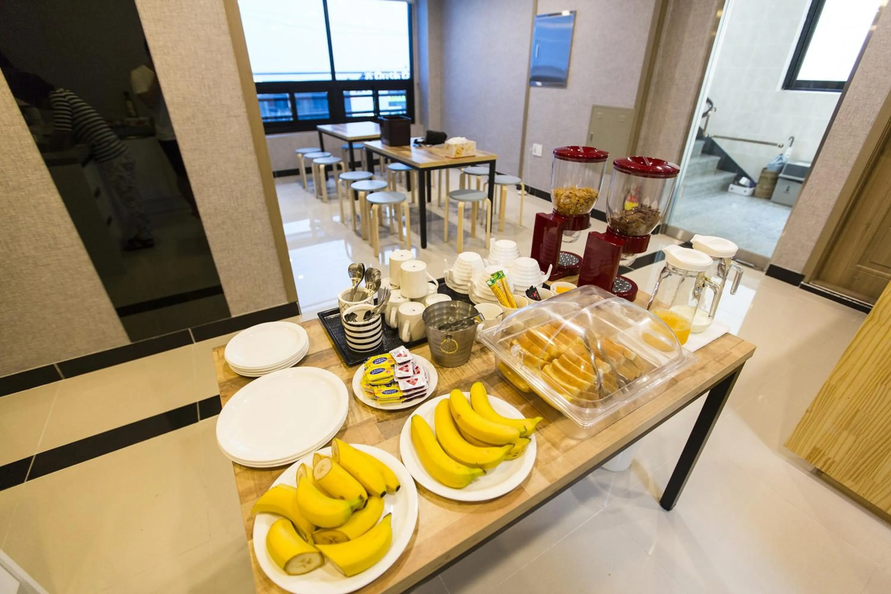 American breakfast in O'guest in Haeundae