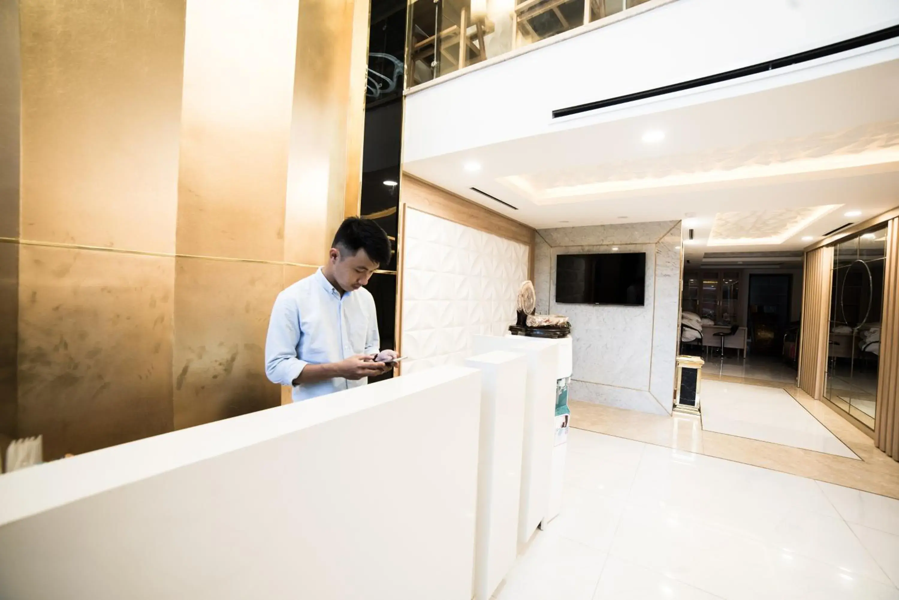 Lobby or reception in Ruby Hotel Lobby or reception in Ruby Hotel