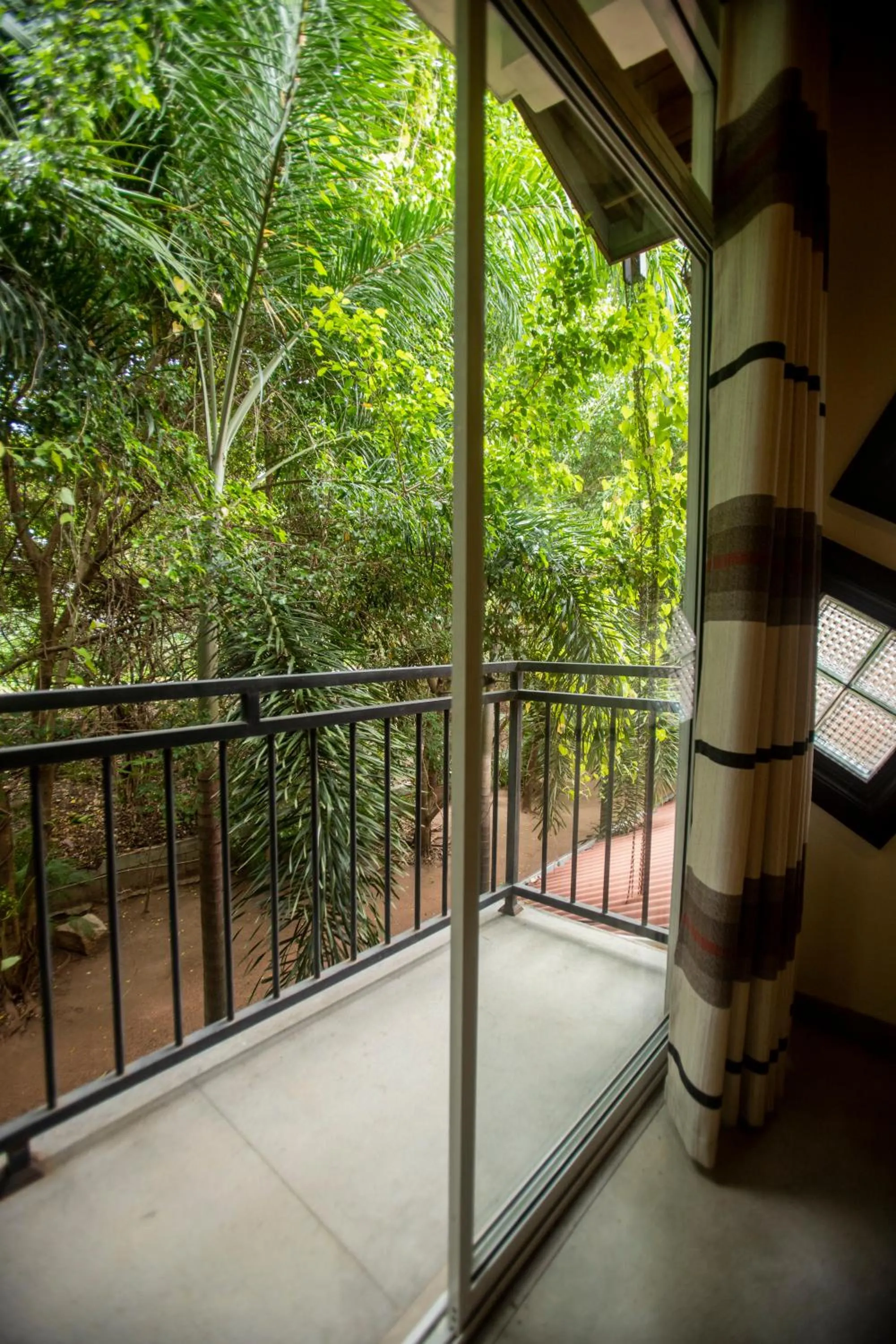 Patio in Evergreen Hotel Dambulla