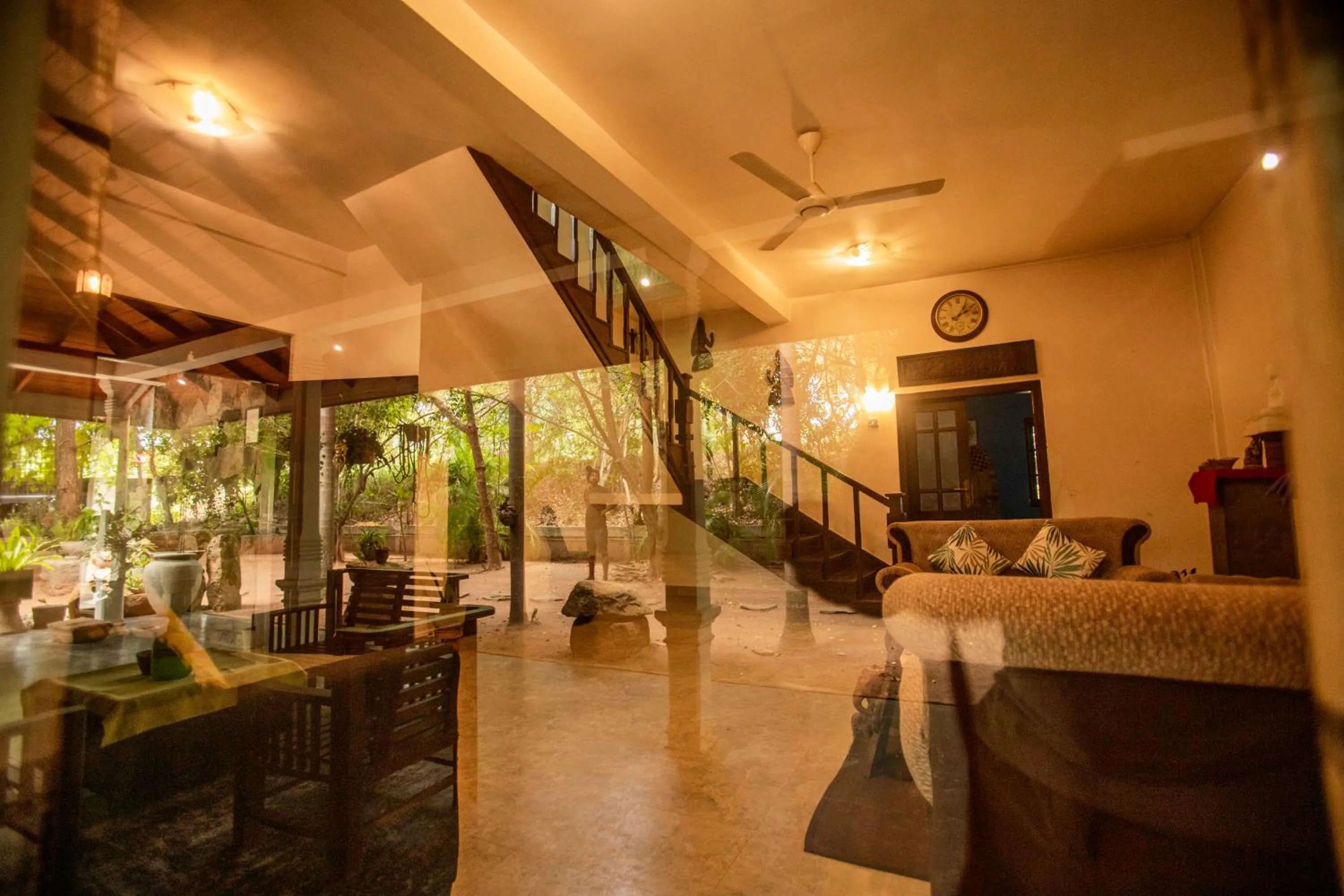 Living room in Evergreen Hotel Dambulla