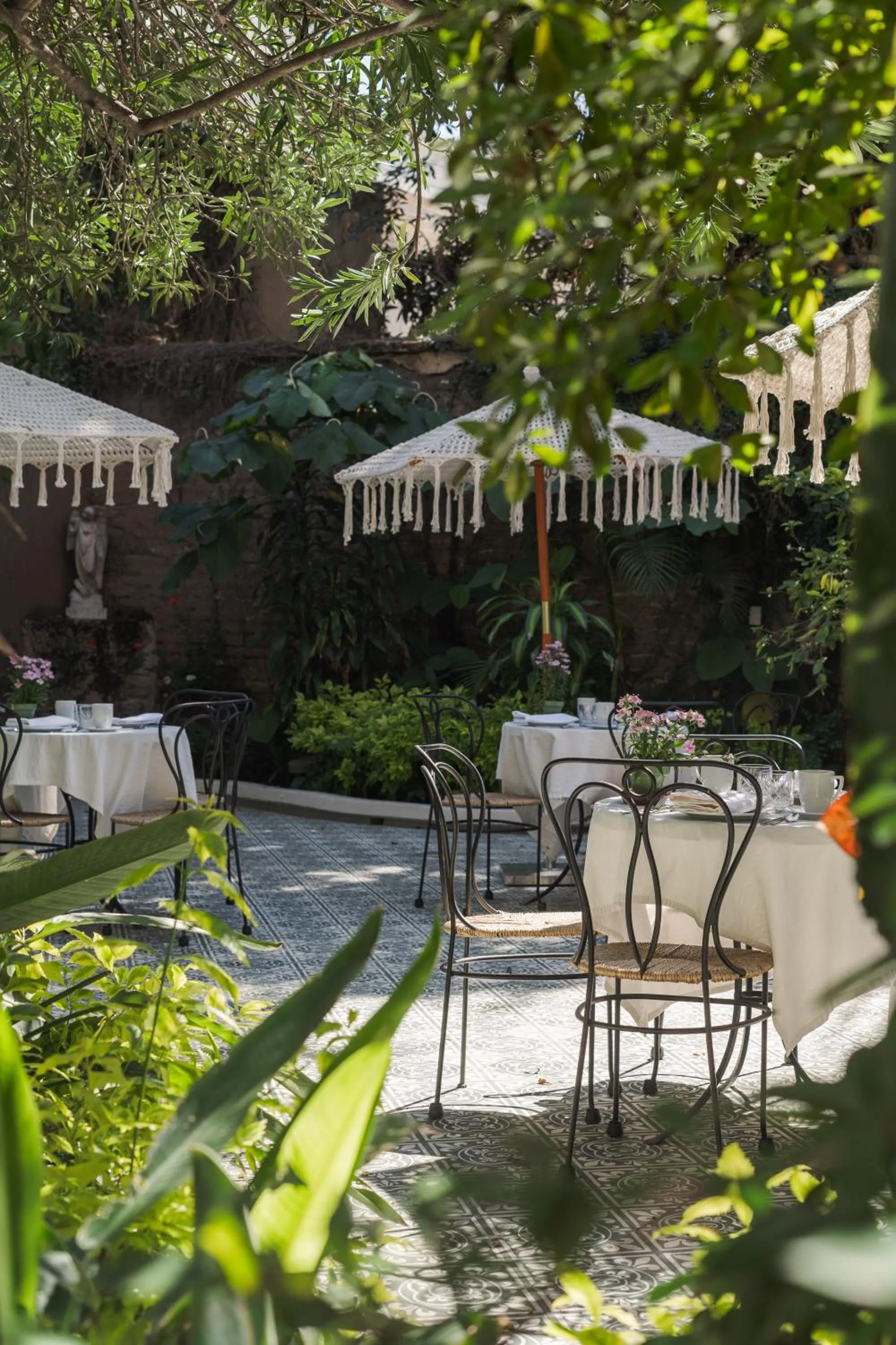 Patio in Villa Ganz Boutique Hotel