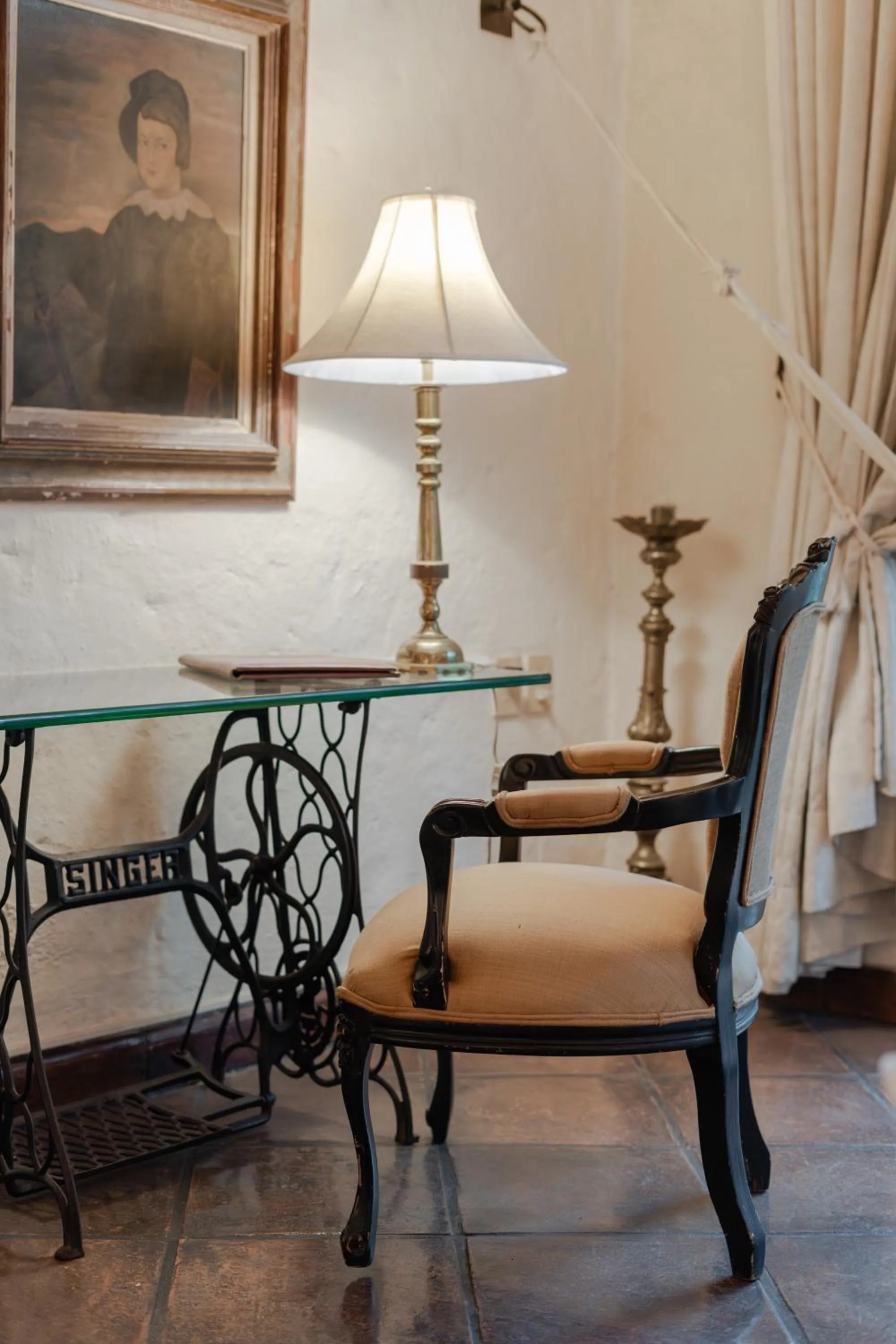 Seating area in Villa Ganz Boutique Hotel