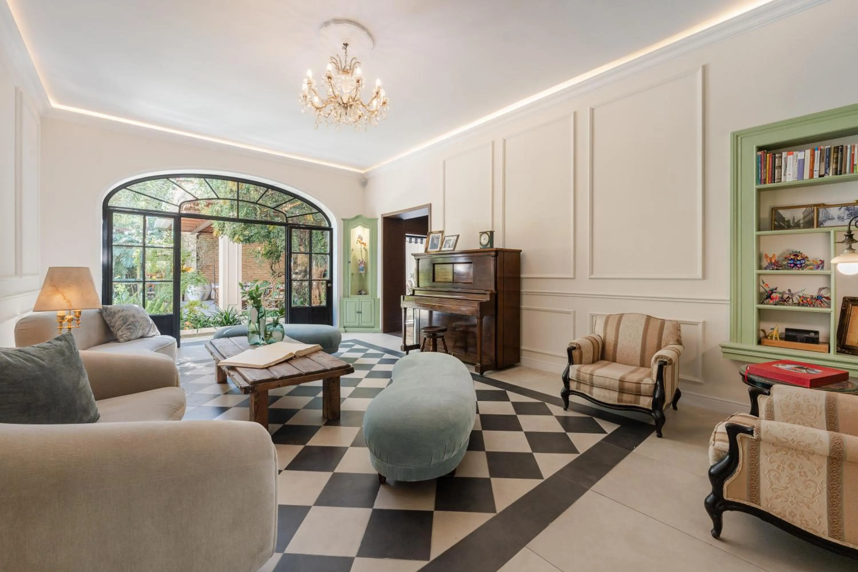 Living room in Villa Ganz Boutique Hotel