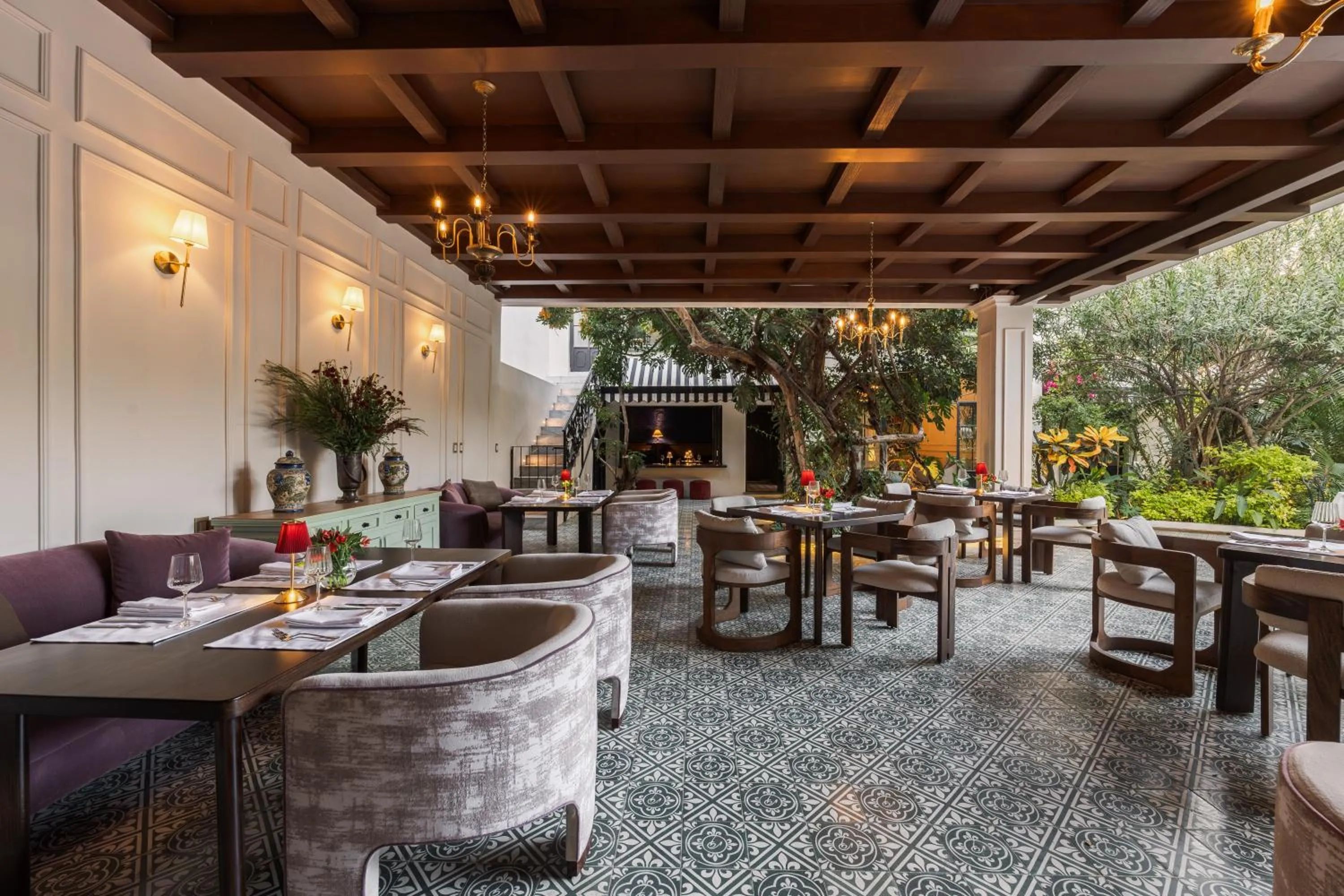 Restaurant/places to eat in Villa Ganz Boutique Hotel