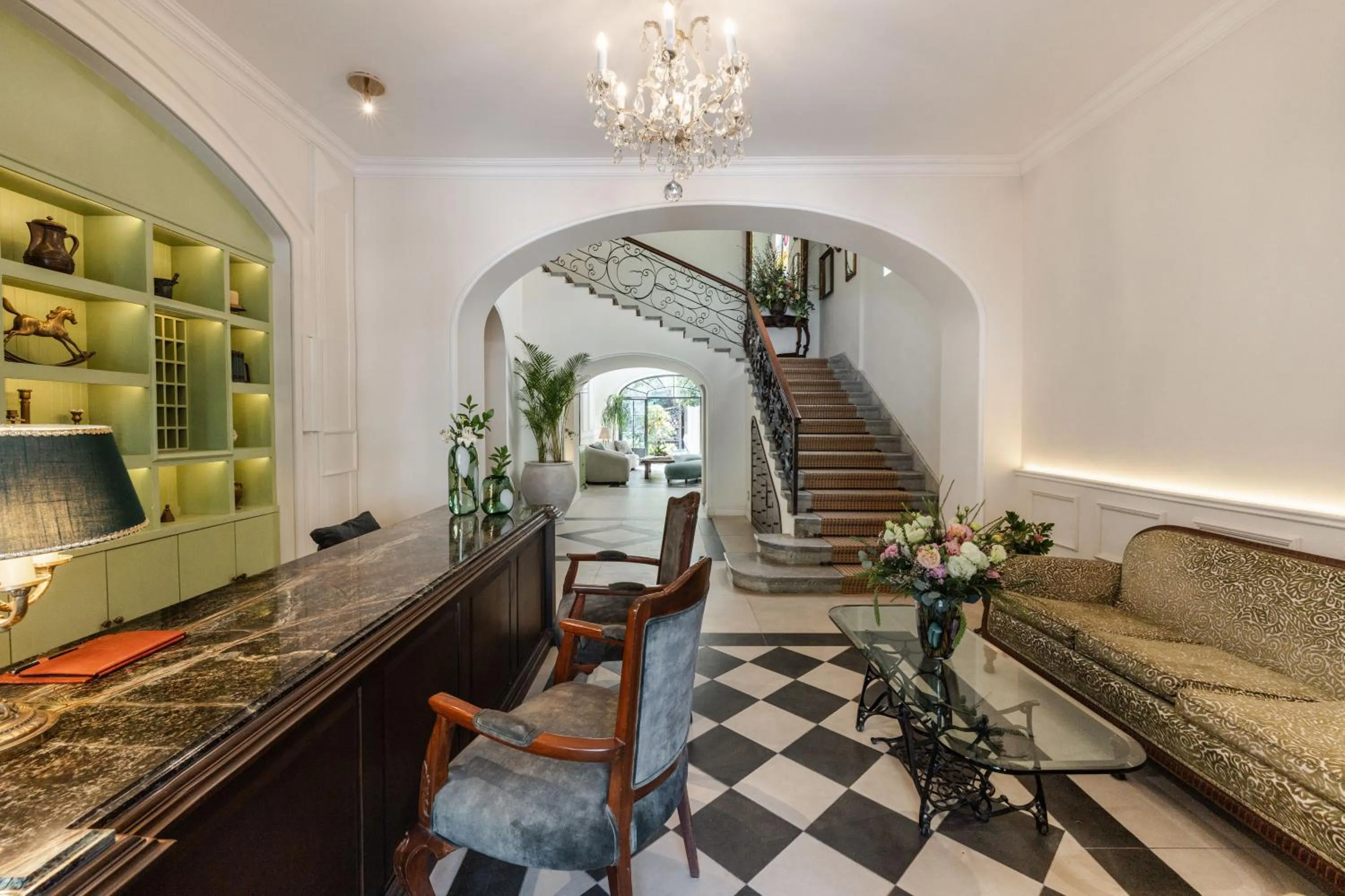 Lobby or reception in Villa Ganz Boutique Hotel