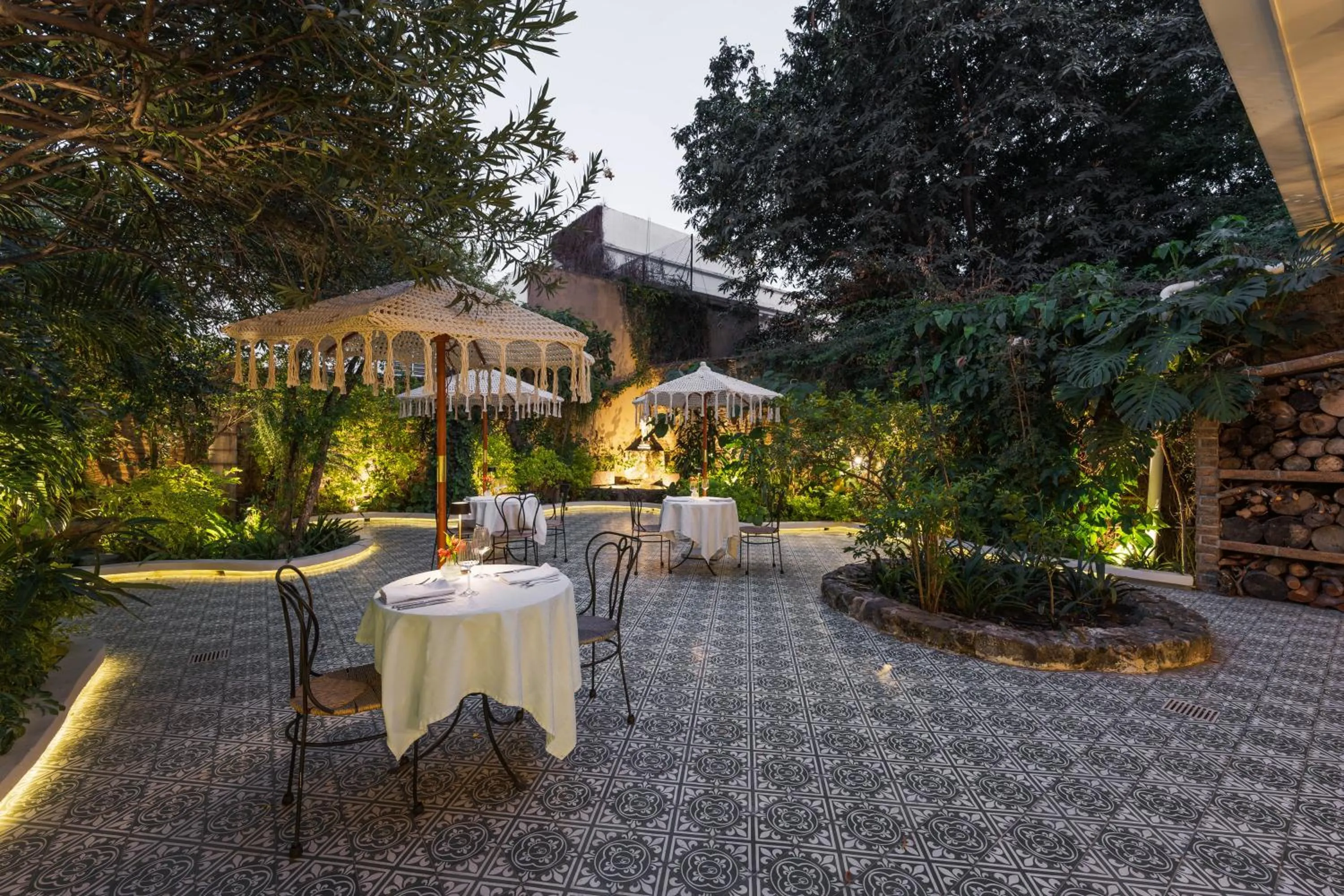 Patio in Villa Ganz Boutique Hotel