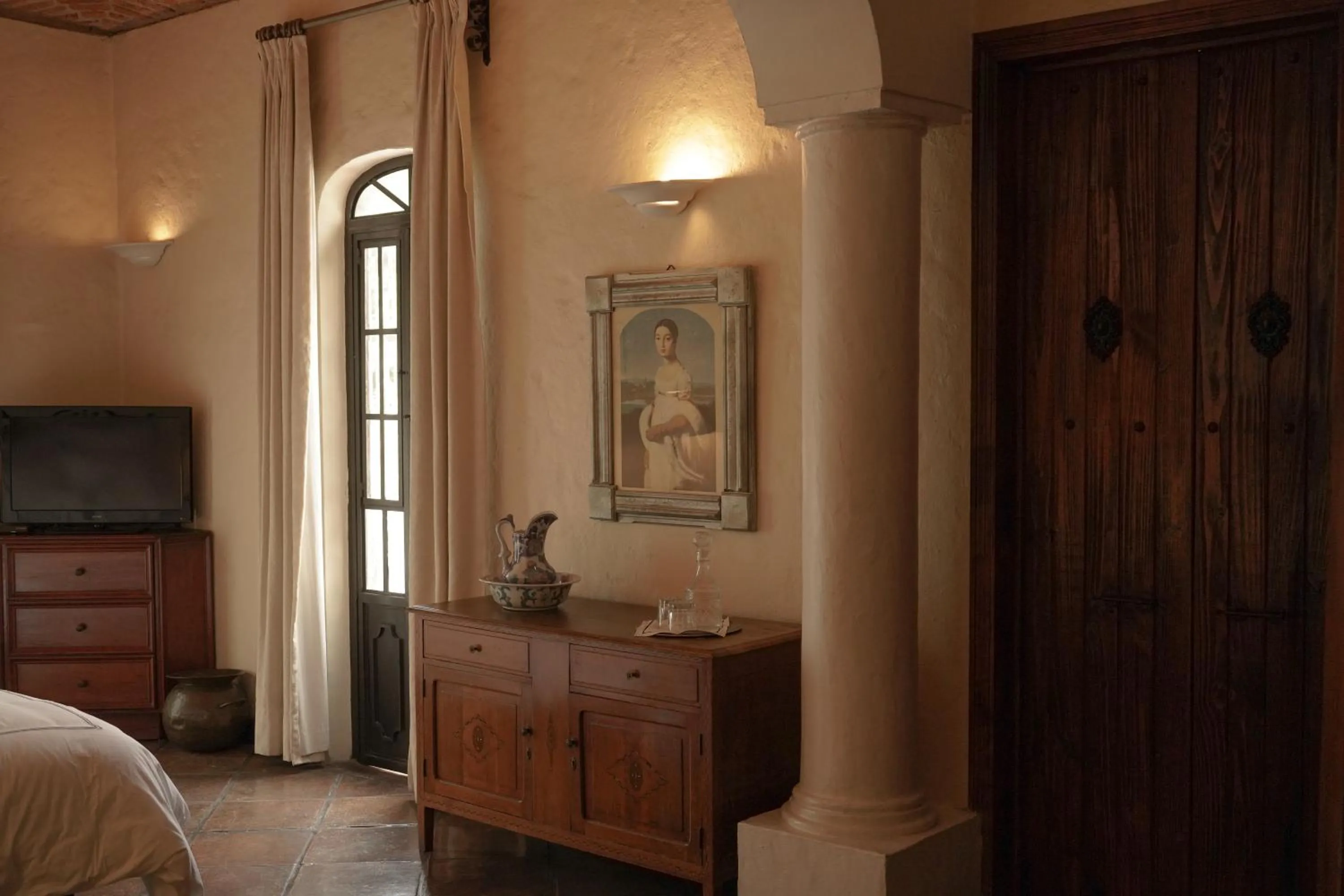 TV and multimedia, Bed in Villa Ganz Boutique Hotel