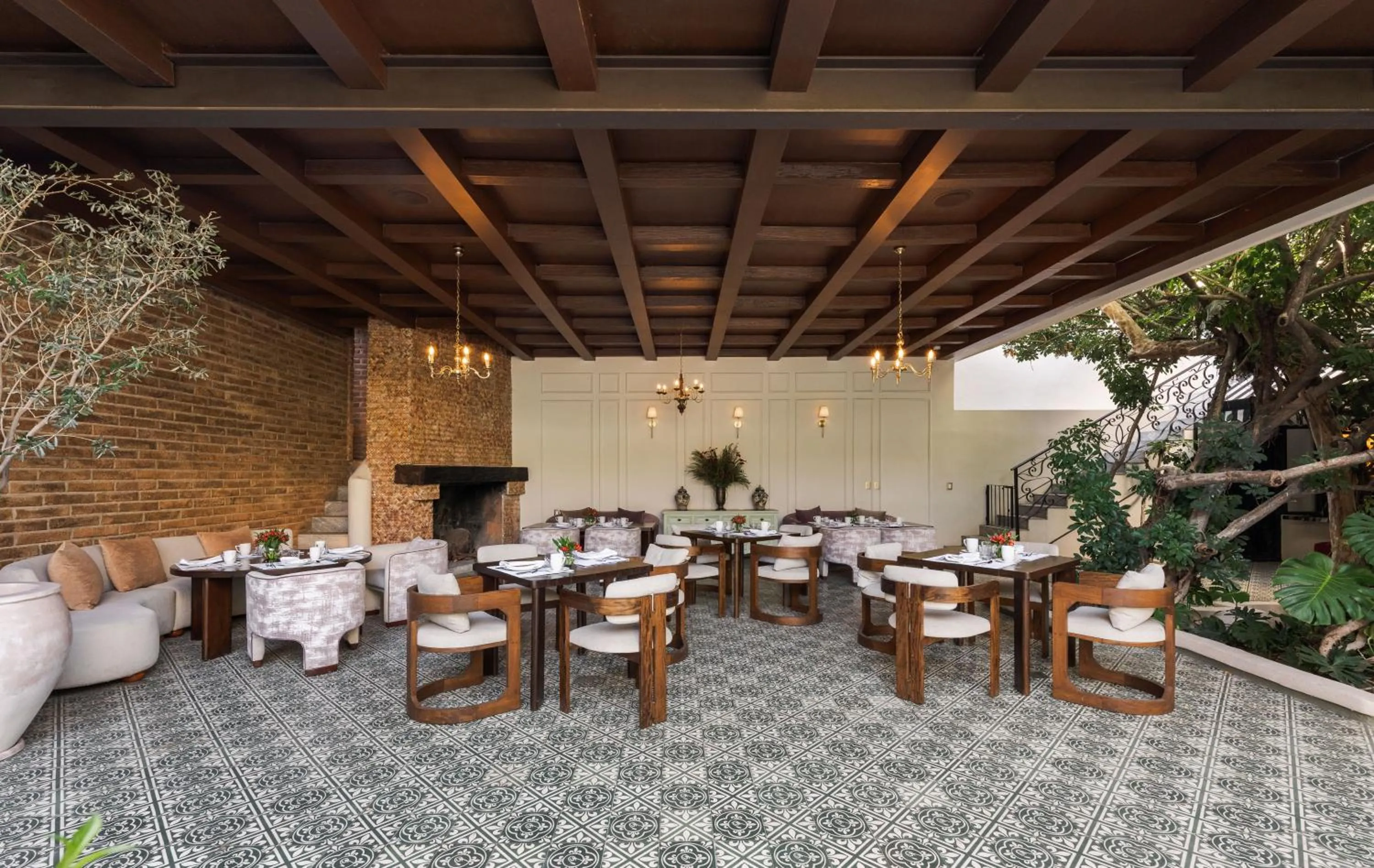 Patio in Villa Ganz Boutique Hotel