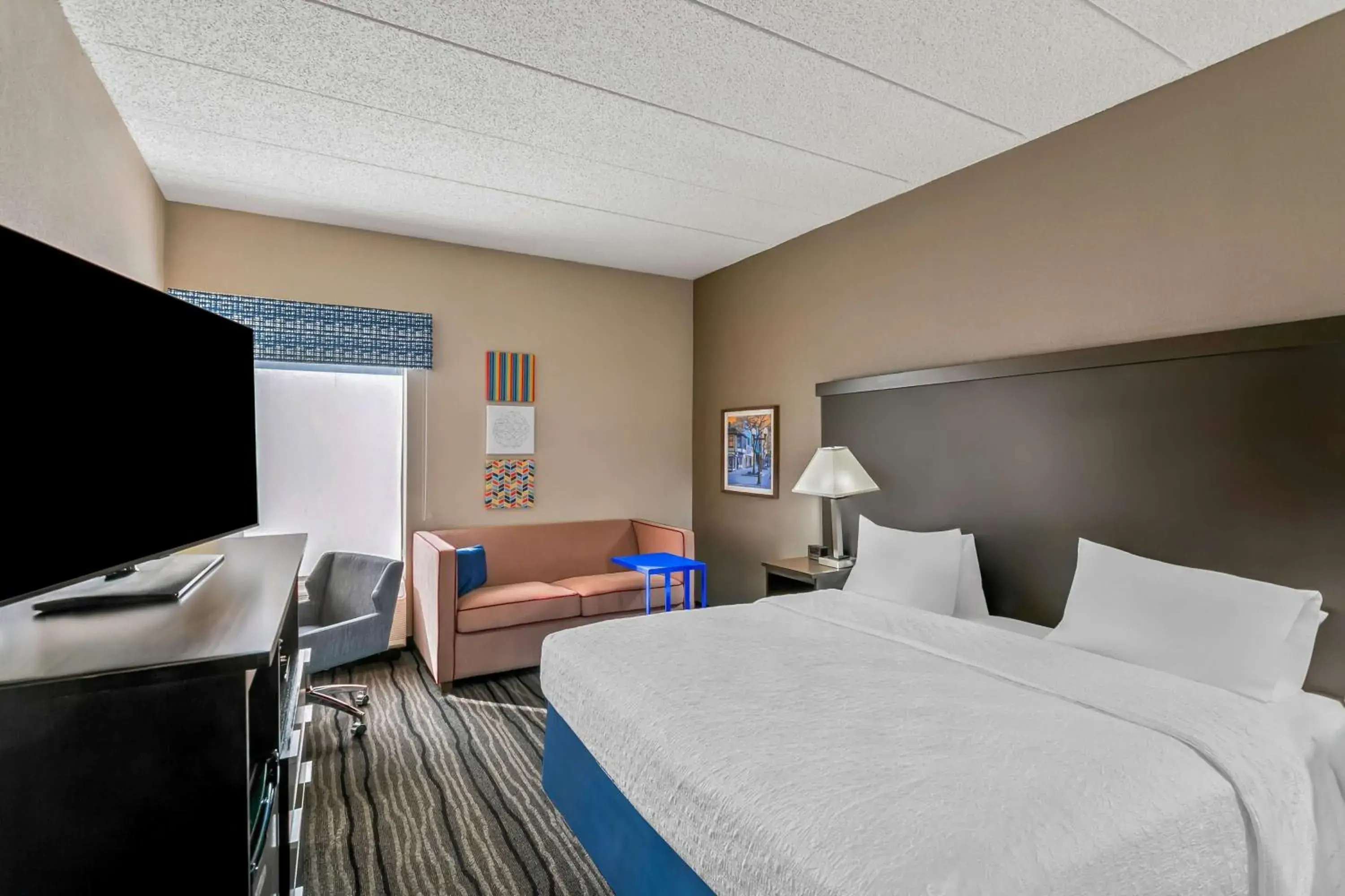 Bed in Hampton Inn Bowie Bed in Hampton Inn Bowie