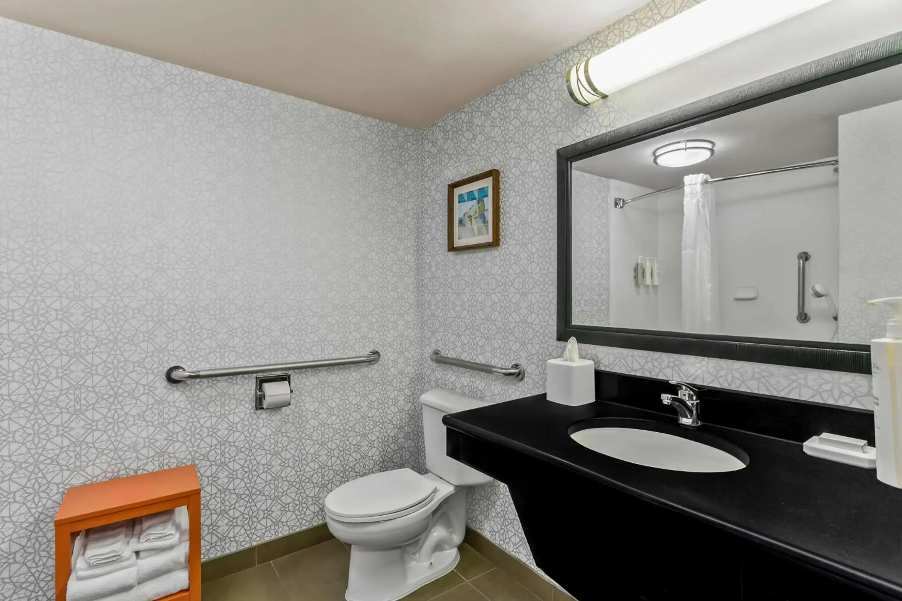 Bathroom in Hampton Inn Bowie Bathroom in Hampton Inn Bowie