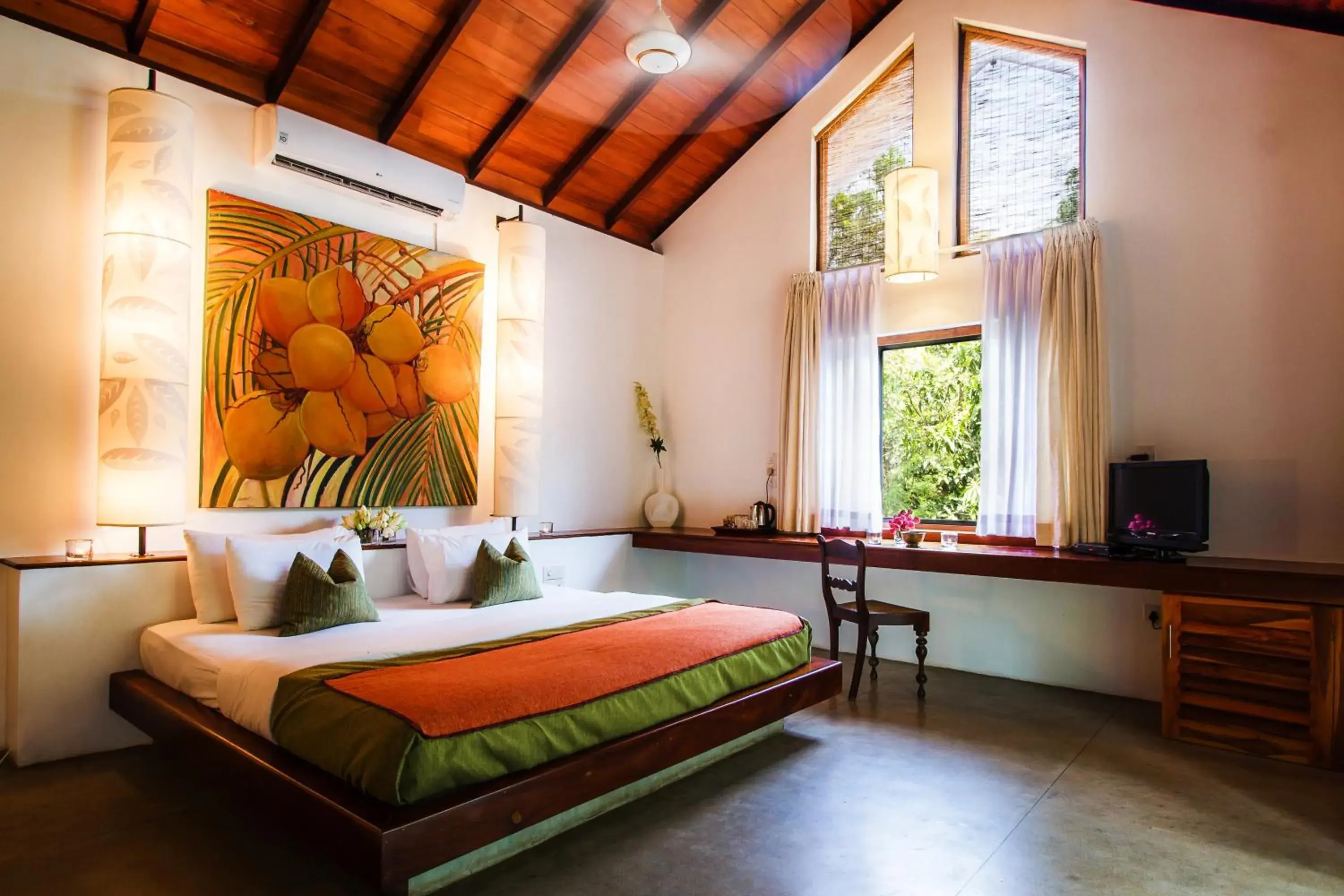 Bed in Sigiriana Resort by Thilanka Bed in Sigiriana Resort by Thilanka