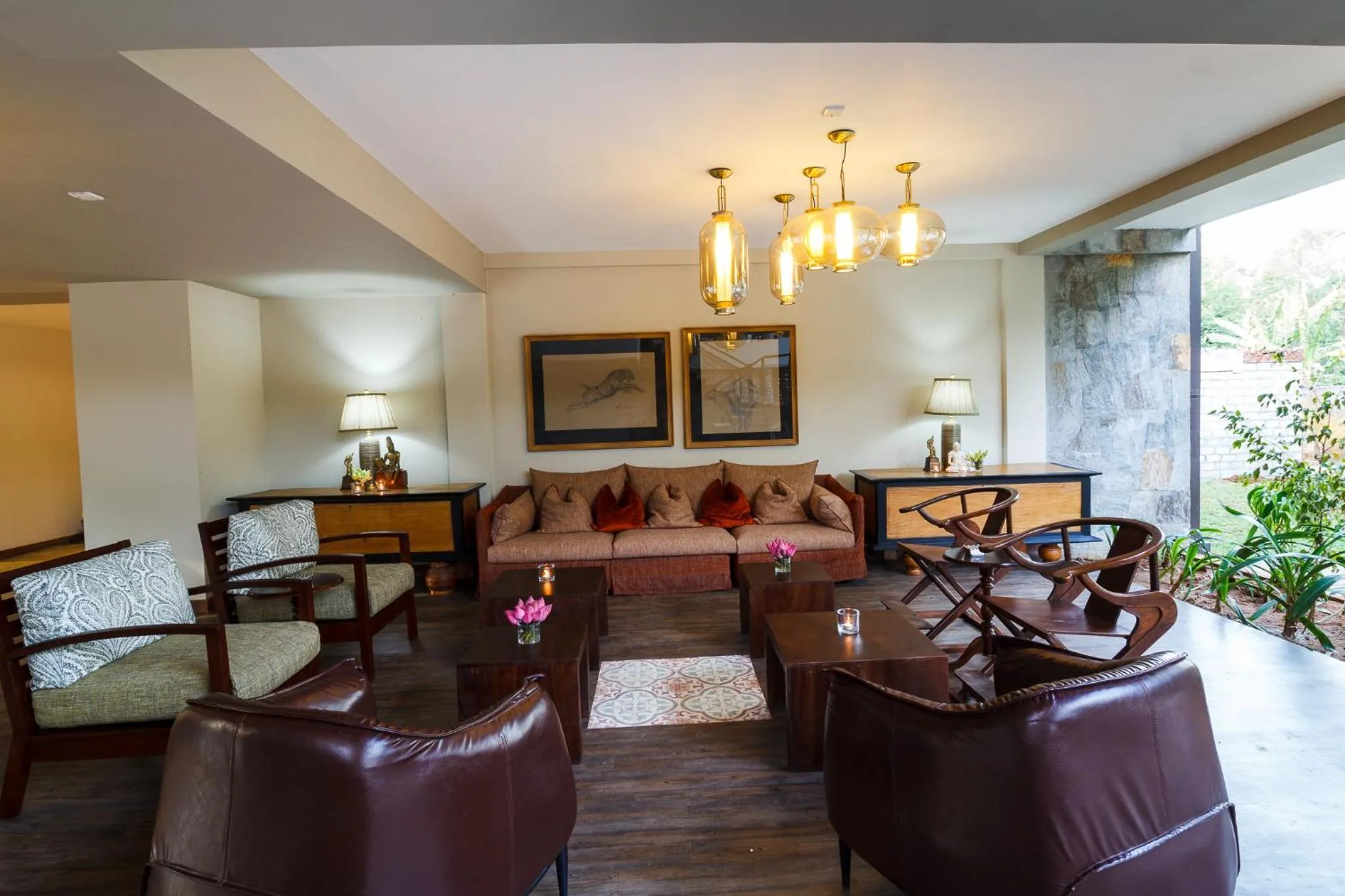 Lobby or reception in Sigiriana Resort by Thilanka