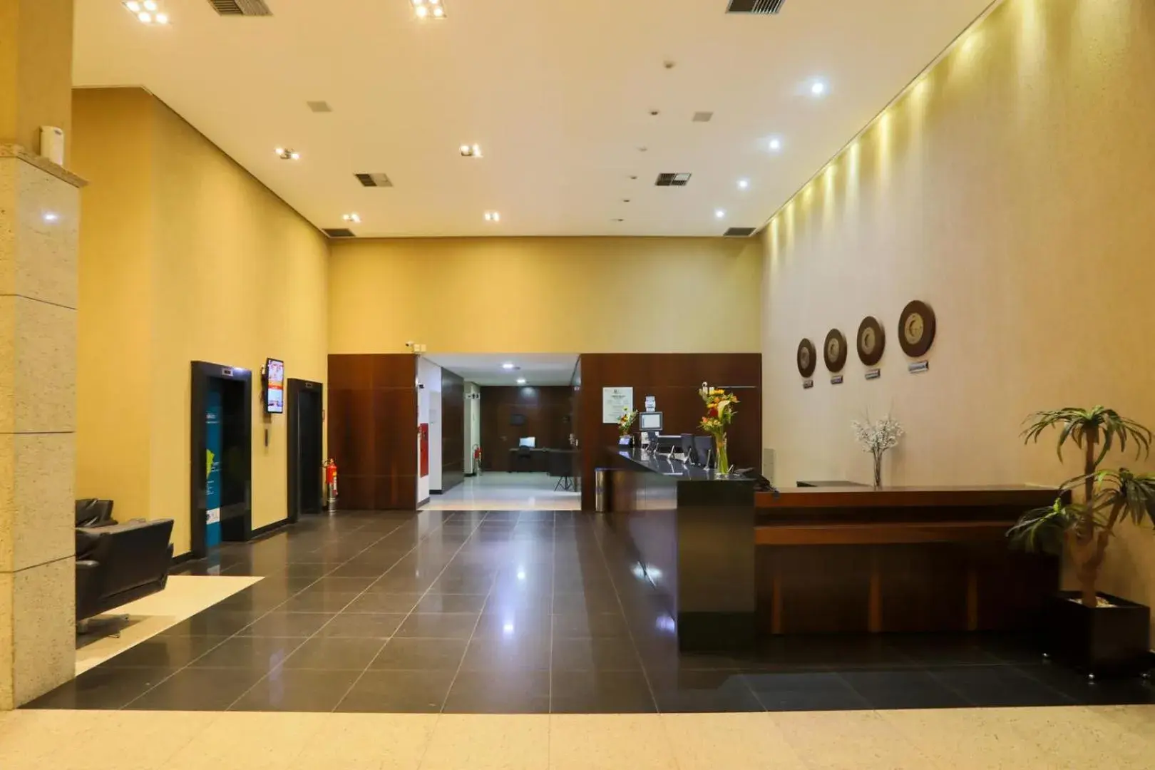 Lobby or reception in Nobile Suítes Uberlândia Lobby or reception in Nobile Suítes Uberlândia