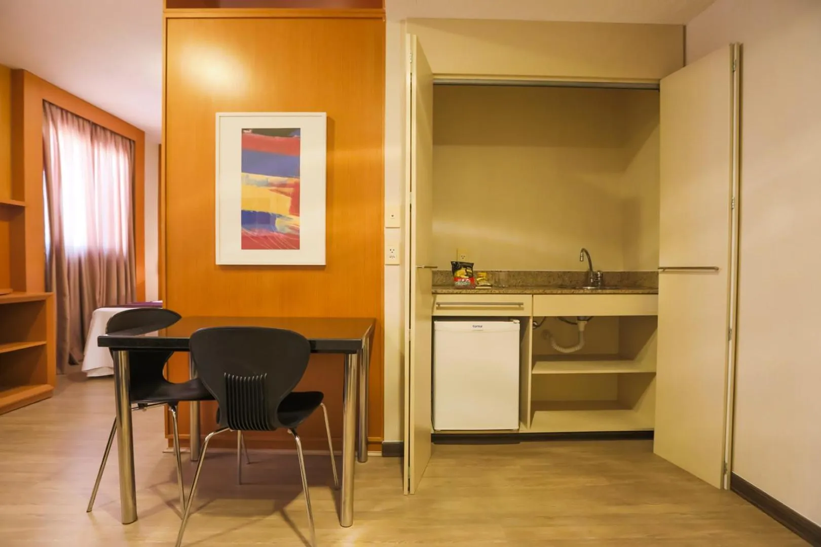 Kitchen or kitchenette in Nobile Suítes Uberlândia