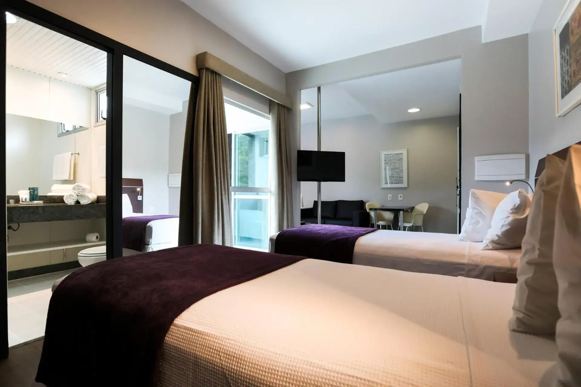 Bedroom, Bed in San Diego Suites Ipatinga Bedroom, Bed in San Diego Suites Ipatinga