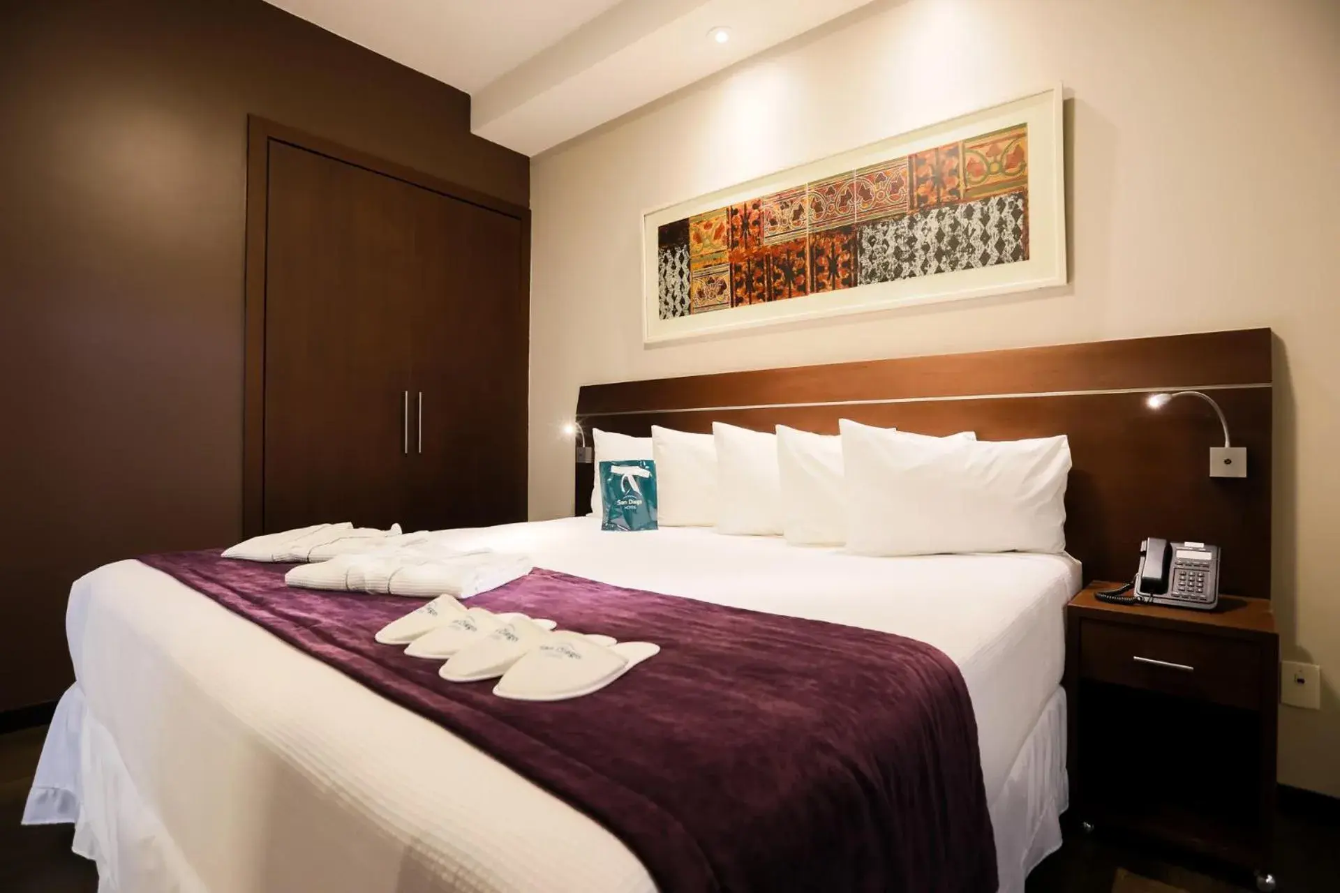 Bed in San Diego Suites Ipatinga Bed in San Diego Suites Ipatinga