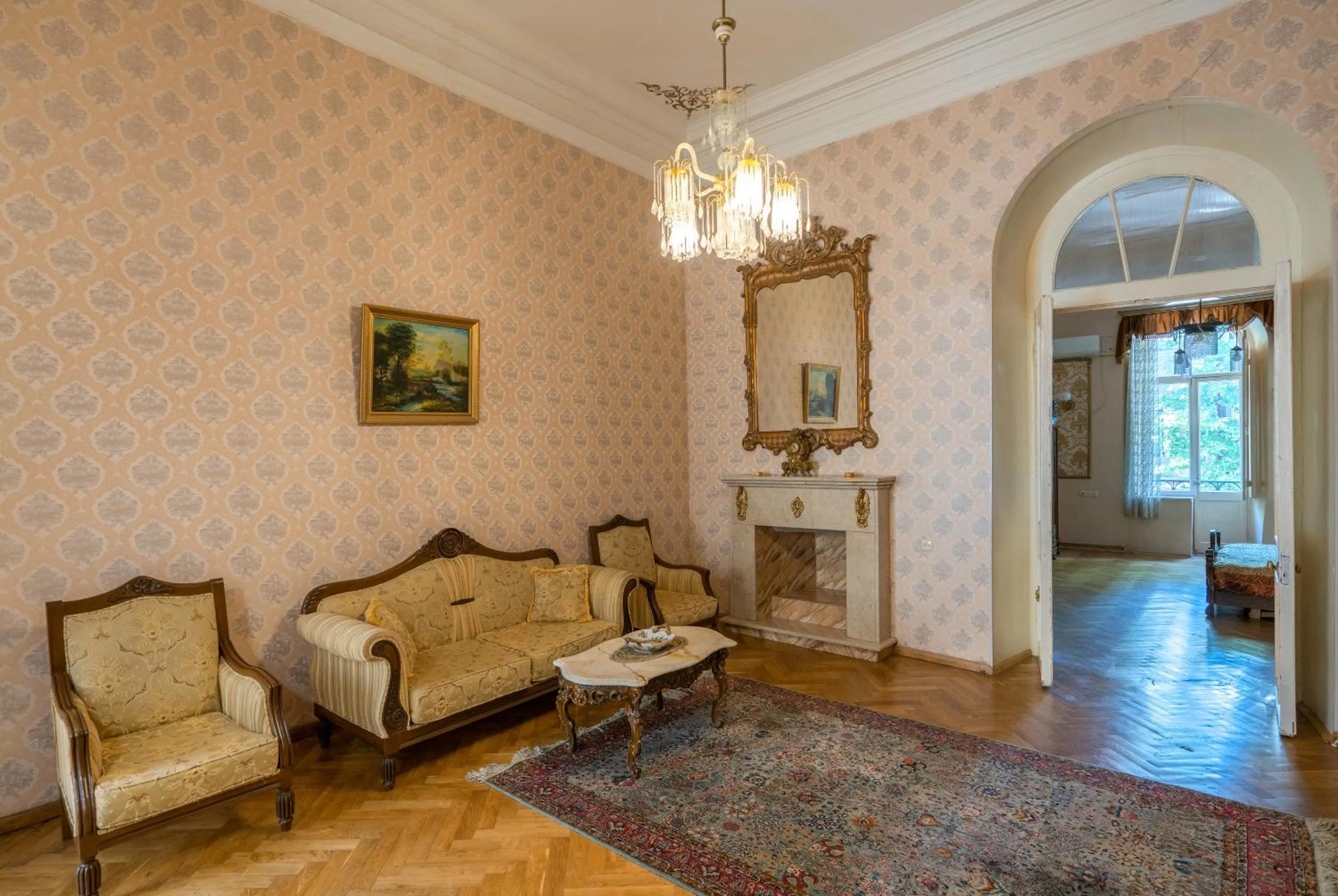 Living room in Leon Rooms