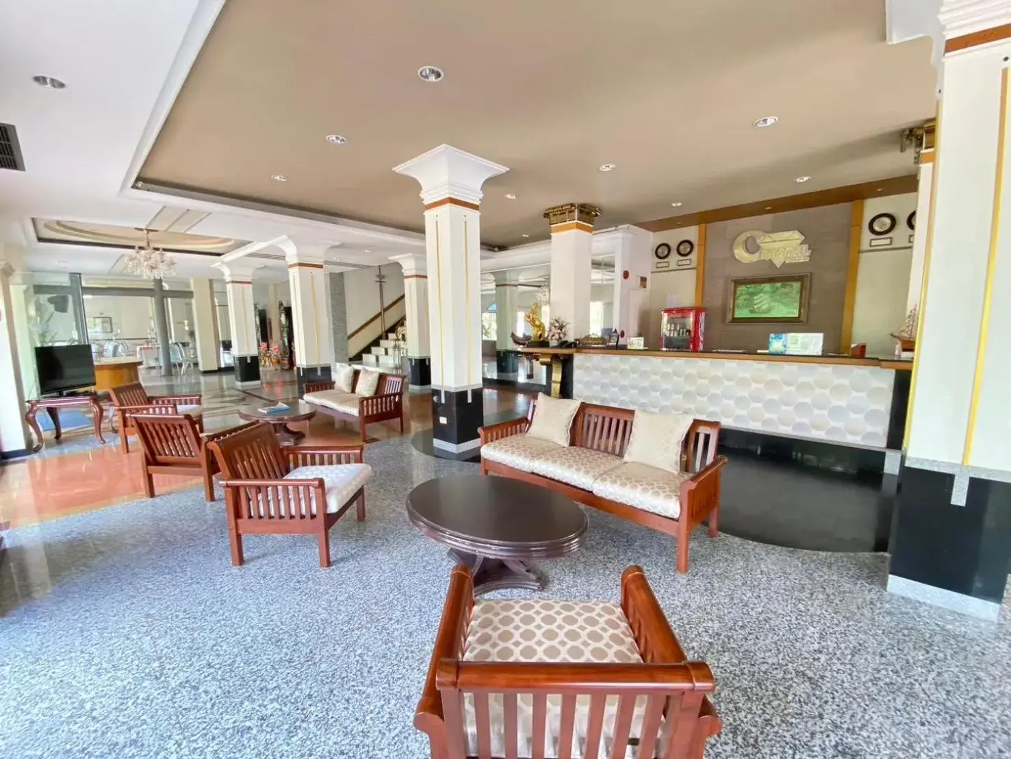 Seating area in Crystal Hotel Krabi Seating area in Crystal Hotel Krabi