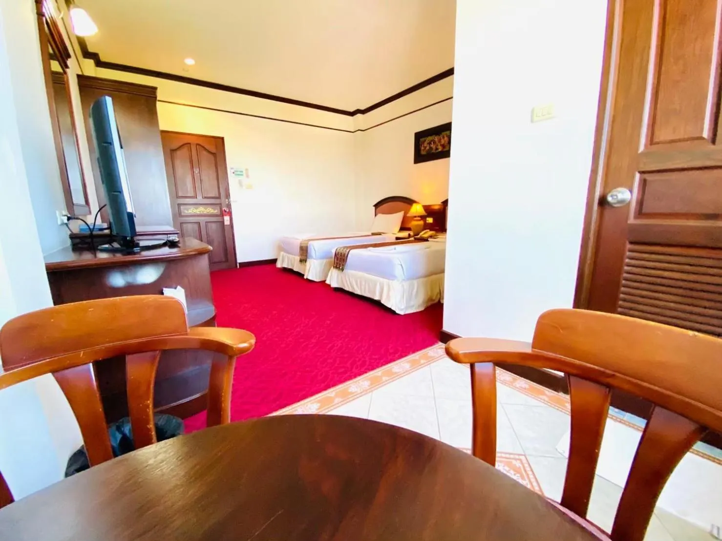 Bed in Crystal Hotel Krabi