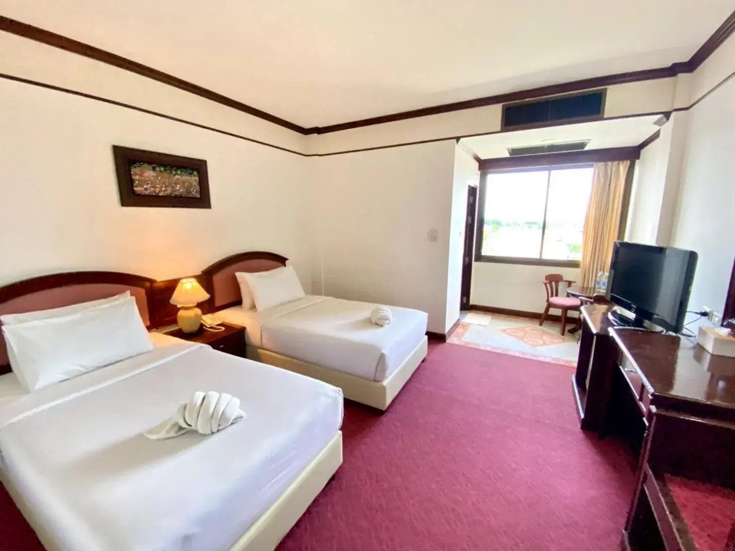 Bed in Crystal Hotel Krabi Bed in Crystal Hotel Krabi